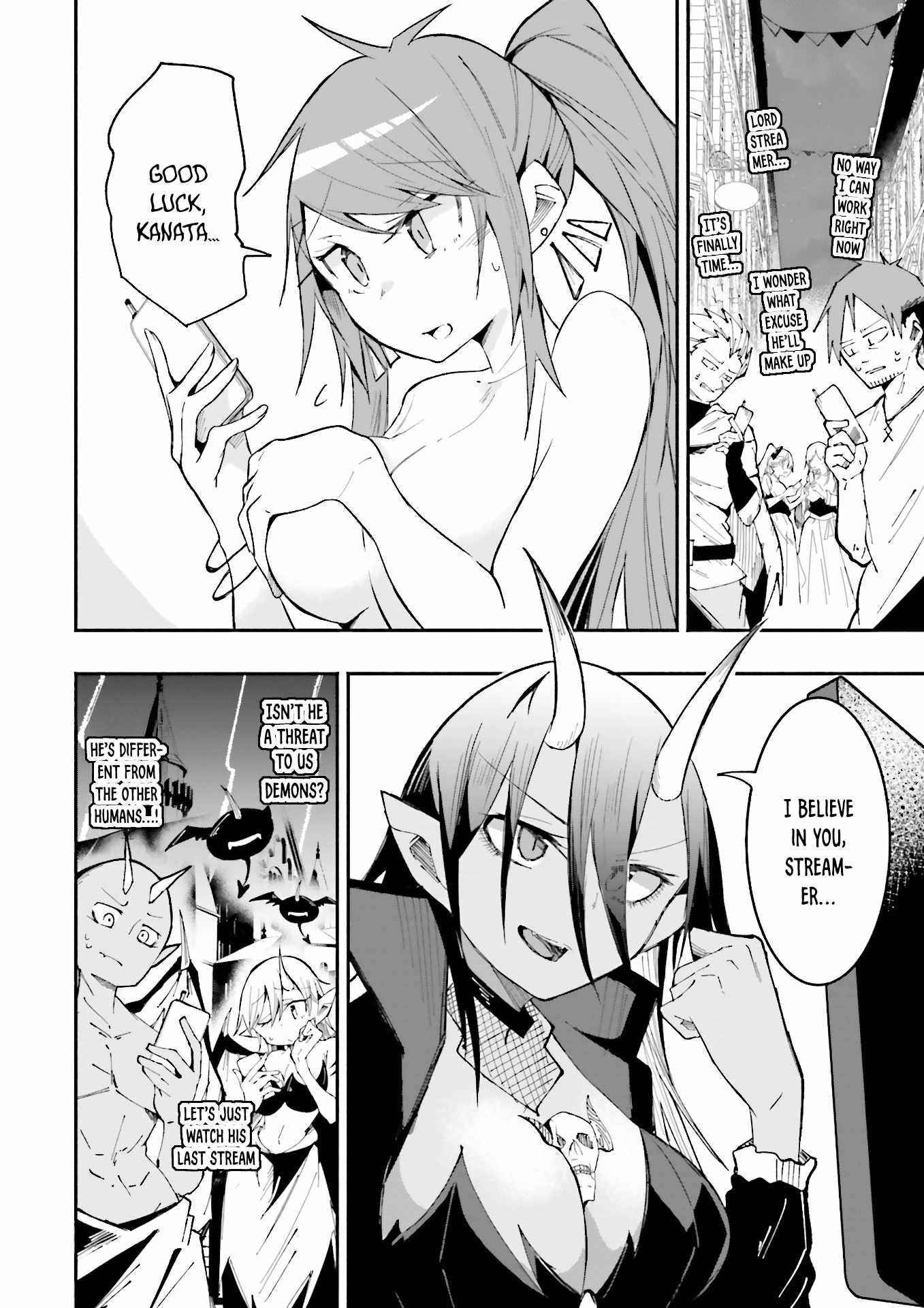 The Case In Which Streaming In Another World Led To The Creation Of A Massive Yandere Following chapter 19 page 12