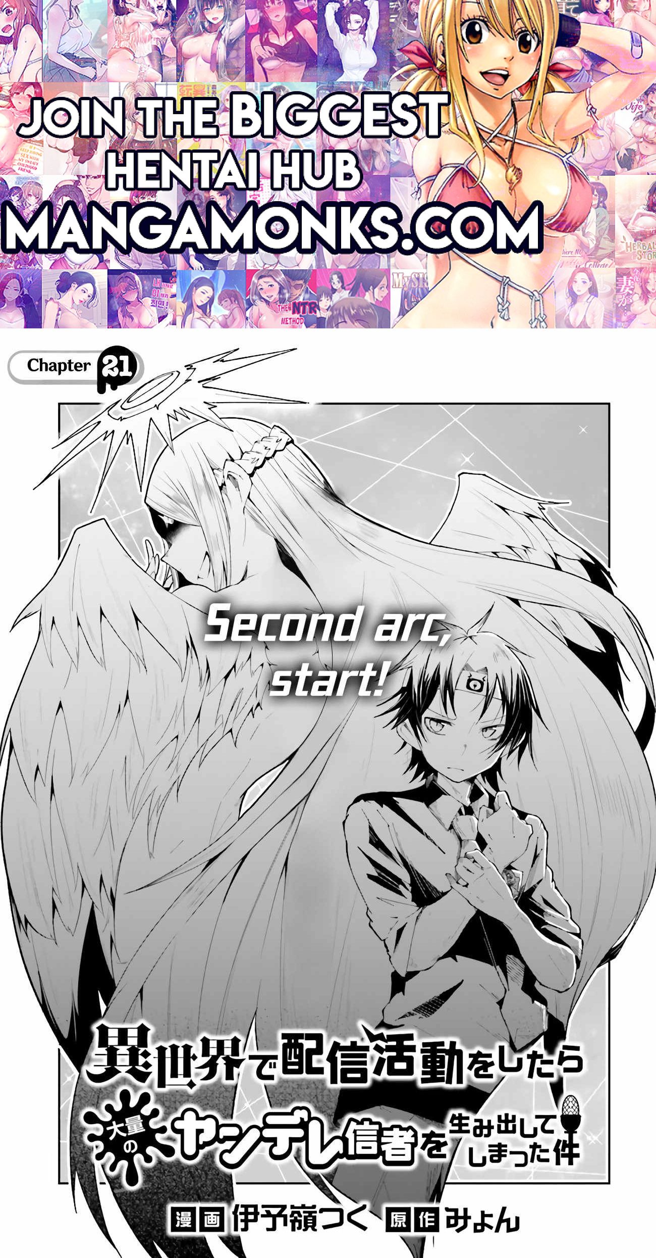 The Case In Which Streaming In Another World Led To The Creation Of A Massive Yandere Following chapter 21 page 1