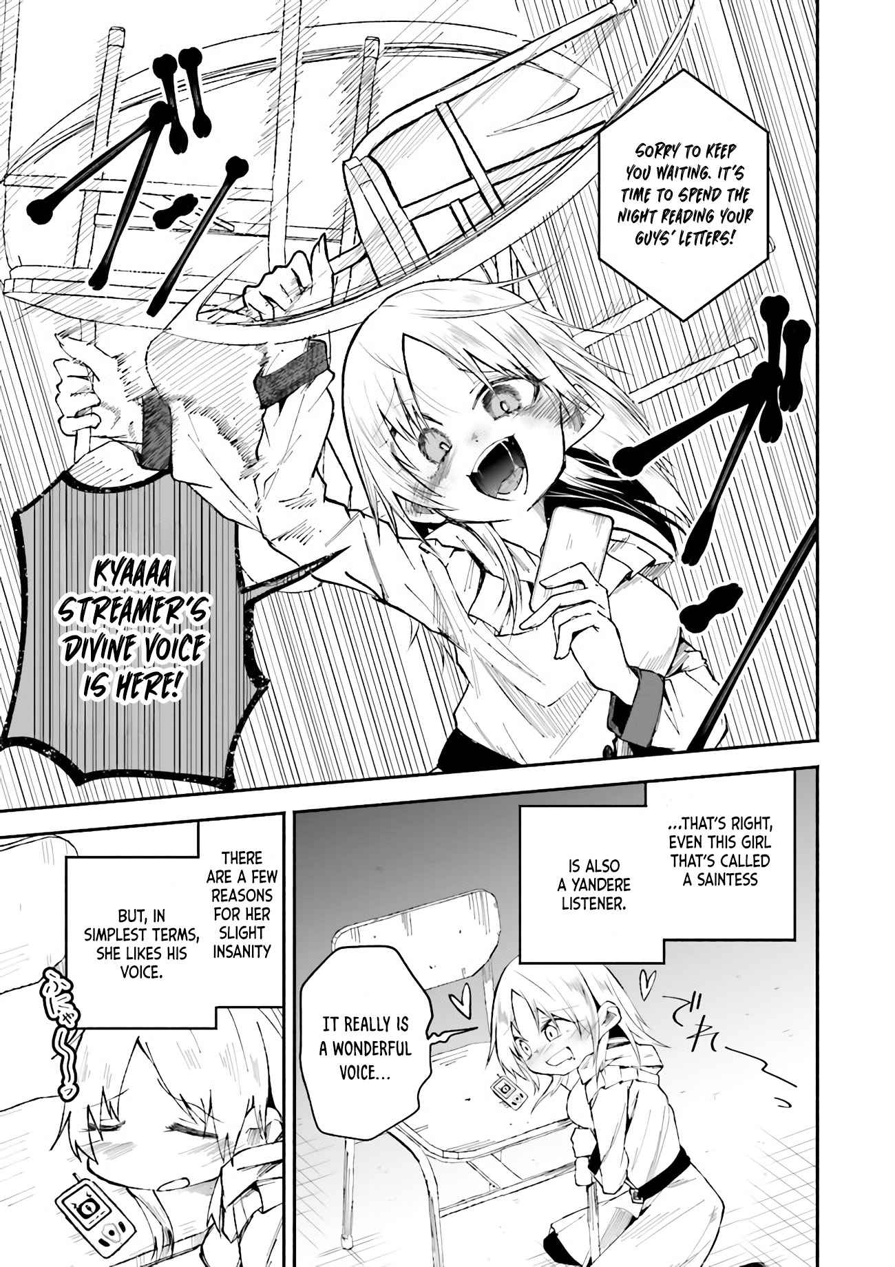 The Case In Which Streaming In Another World Led To The Creation Of A Massive Yandere Following chapter 4 page 13