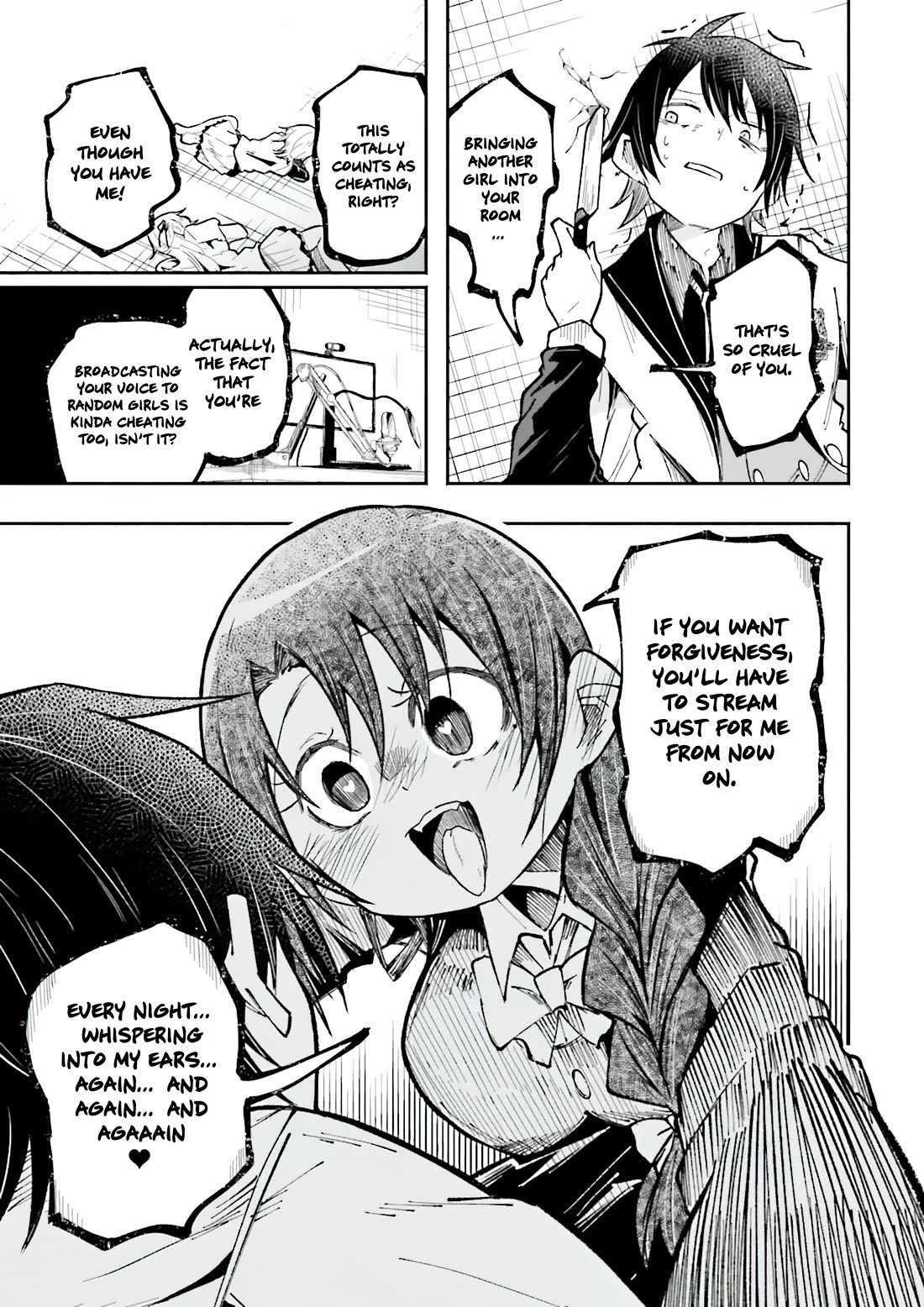 The Case In Which Streaming In Another World Led To The Creation Of A Massive Yandere Following chapter 48 page 14