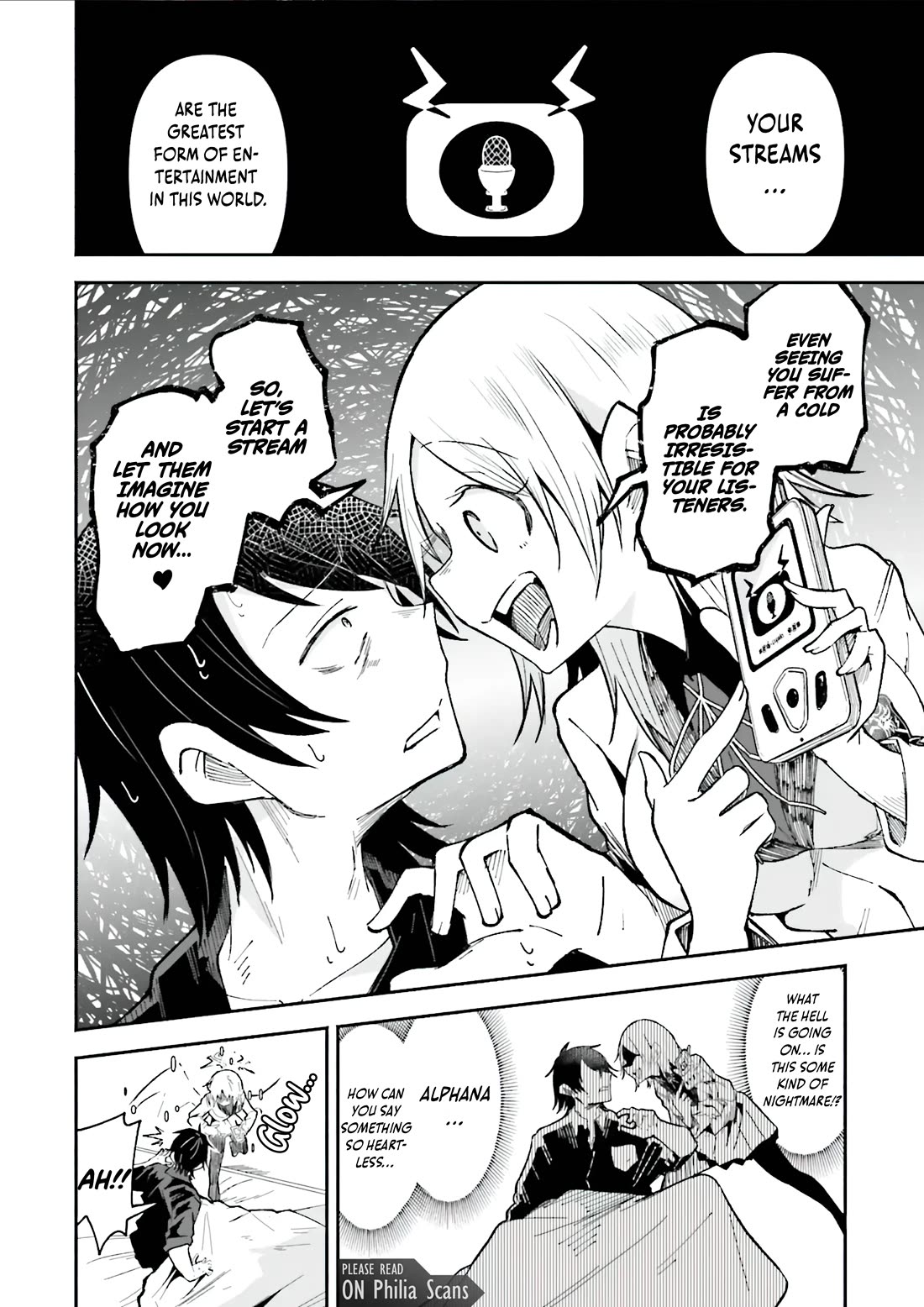 The Case In Which Streaming In Another World Led To The Creation Of A Massive Yandere Following chapter 52 page 8