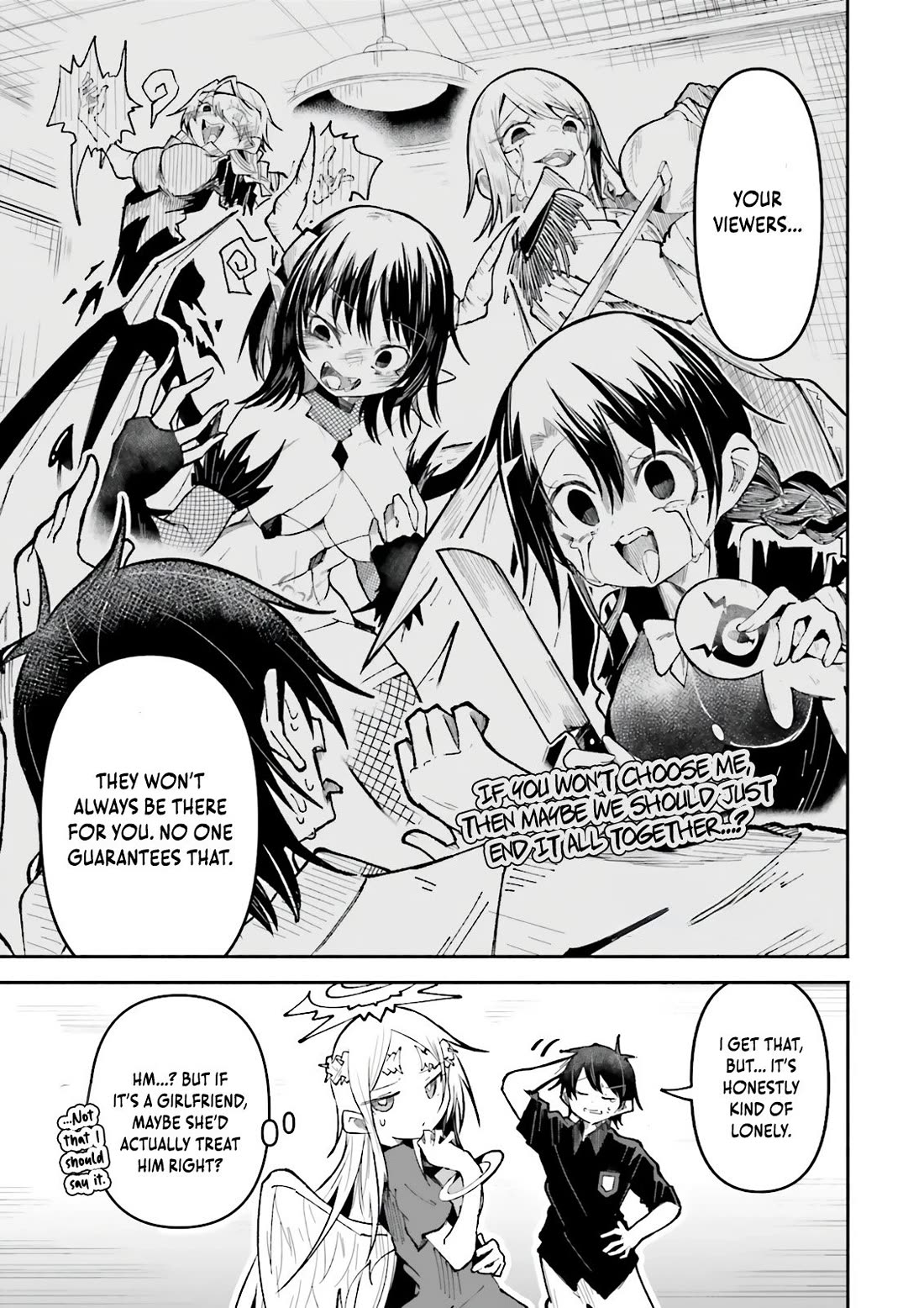 The Case In Which Streaming In Another World Led To The Creation Of A Massive Yandere Following chapter 53 page 11