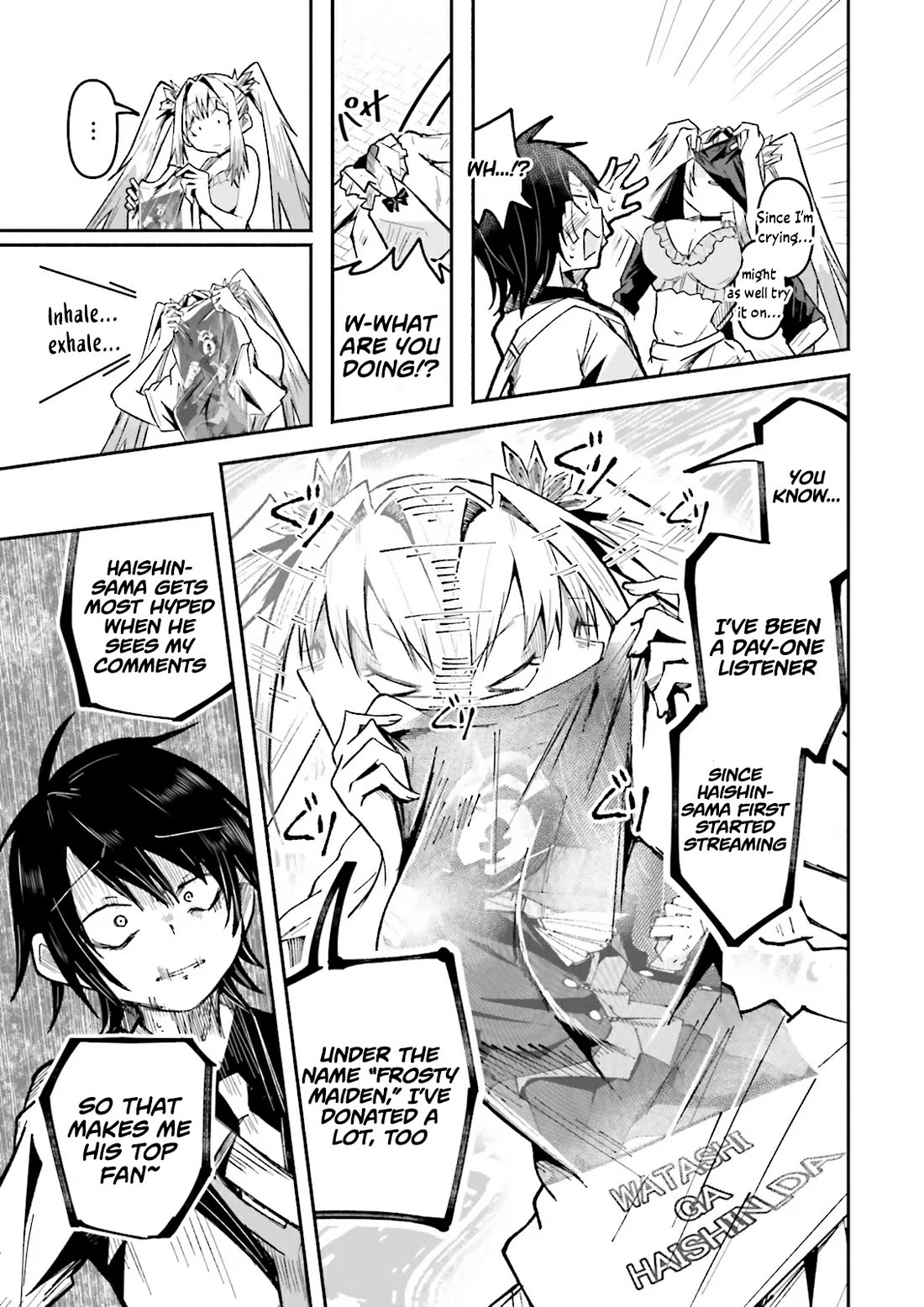 The Case In Which Streaming In Another World Led To The Creation Of A Massive Yandere Following chapter 55 page 15