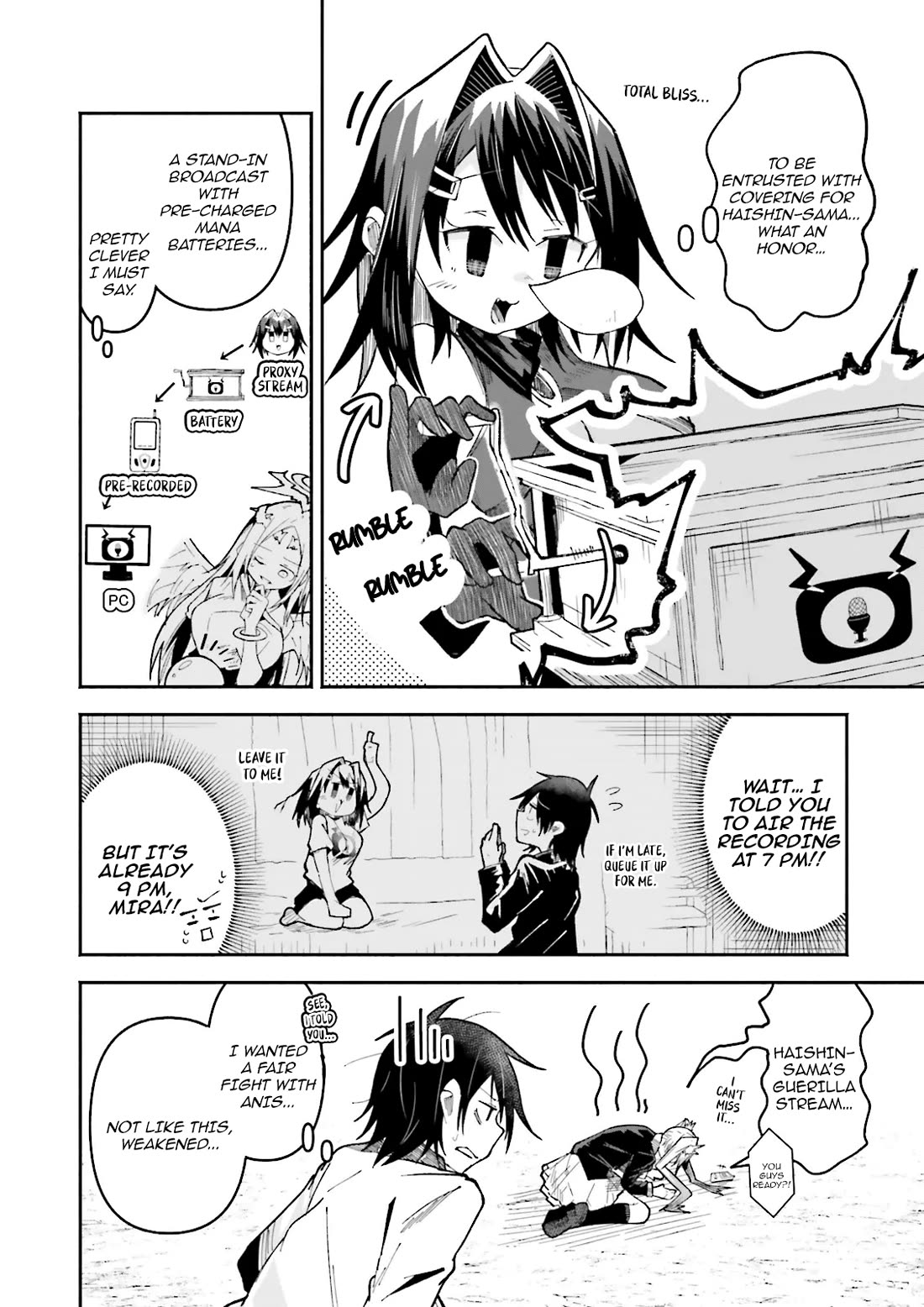 The Case In Which Streaming In Another World Led To The Creation Of A Massive Yandere Following chapter 57 page 8