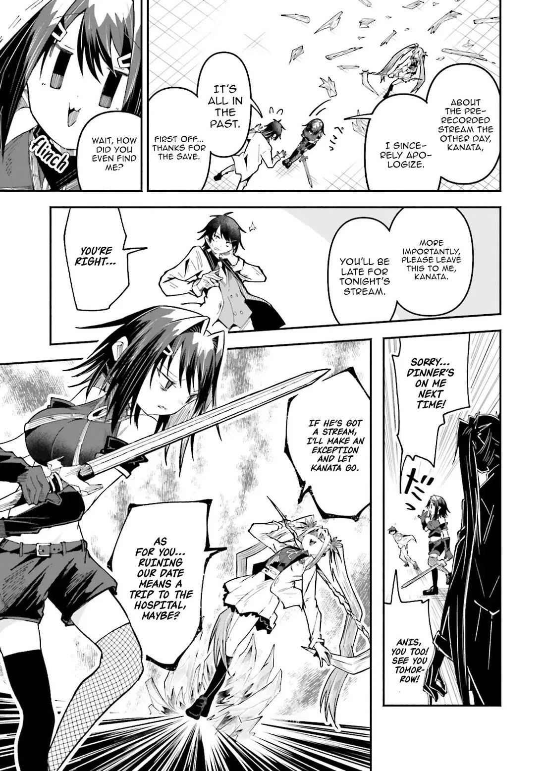 The Case In Which Streaming In Another World Led To The Creation Of A Massive Yandere Following chapter 60 page 9