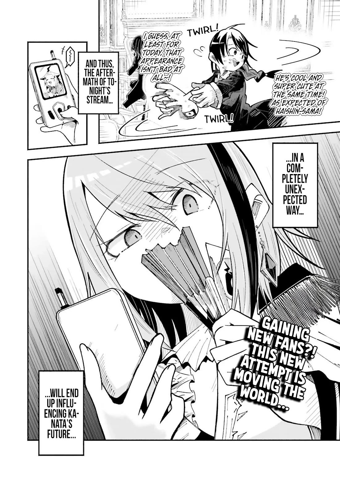 The Case In Which Streaming In Another World Led To The Creation Of A Massive Yandere Following chapter 66 page 21