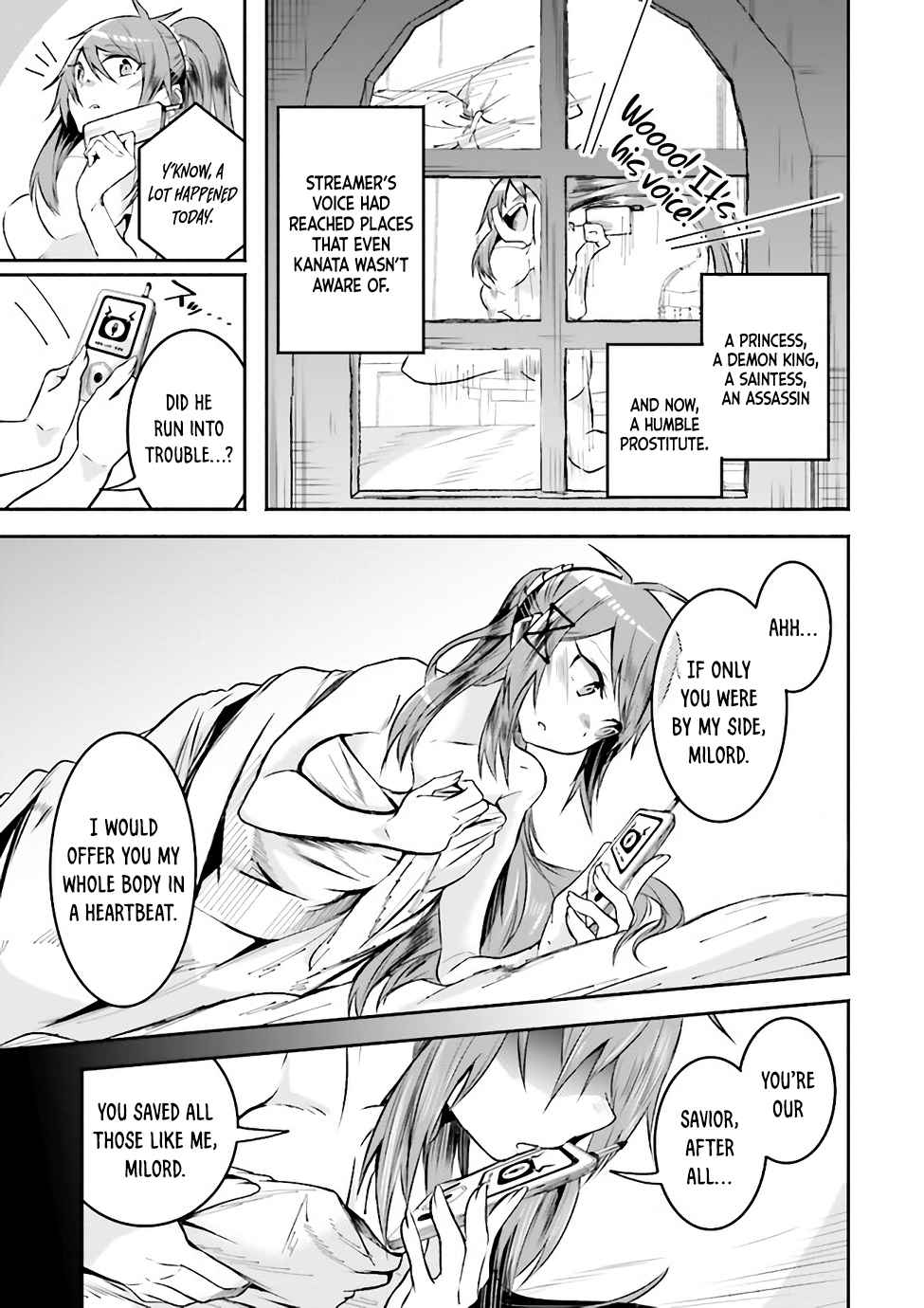 The Case In Which Streaming In Another World Led To The Creation Of A Massive Yandere Following chapter 9 page 5