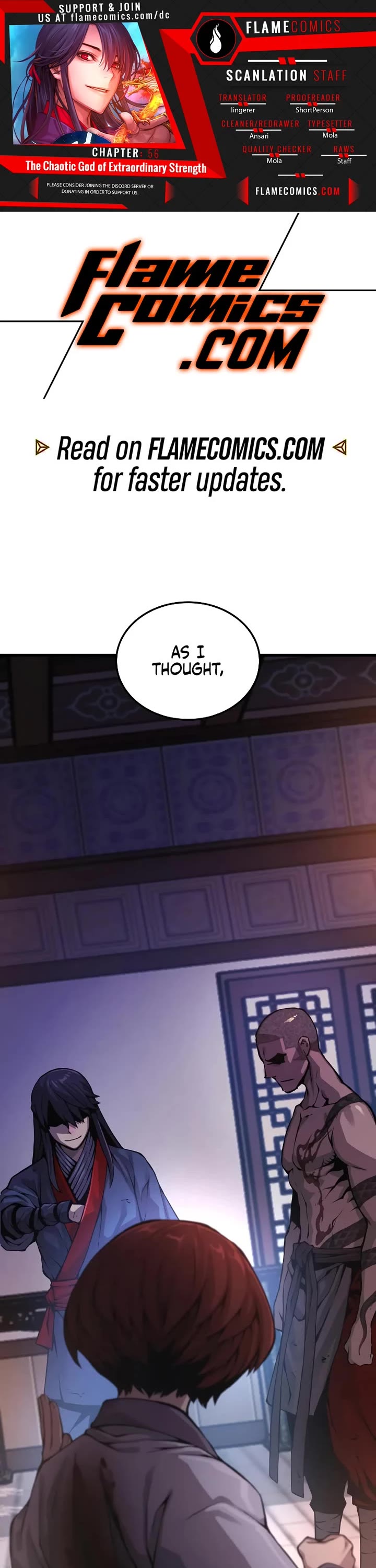 The Chaotic God of Extraordinary Strength chapter 56 page 1