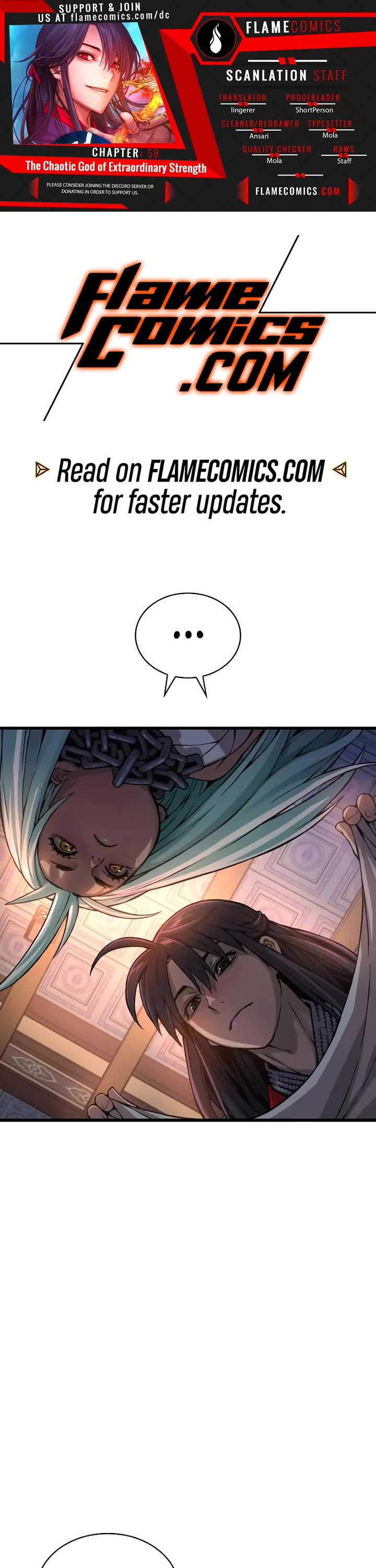 The Chaotic God of Extraordinary Strength chapter 58 page 1