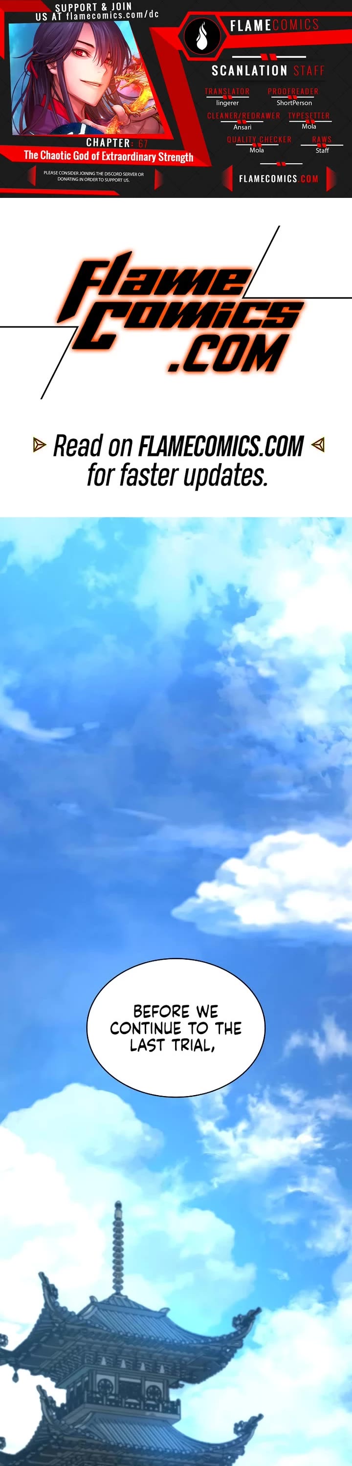 The Chaotic God of Extraordinary Strength chapter 67 page 1