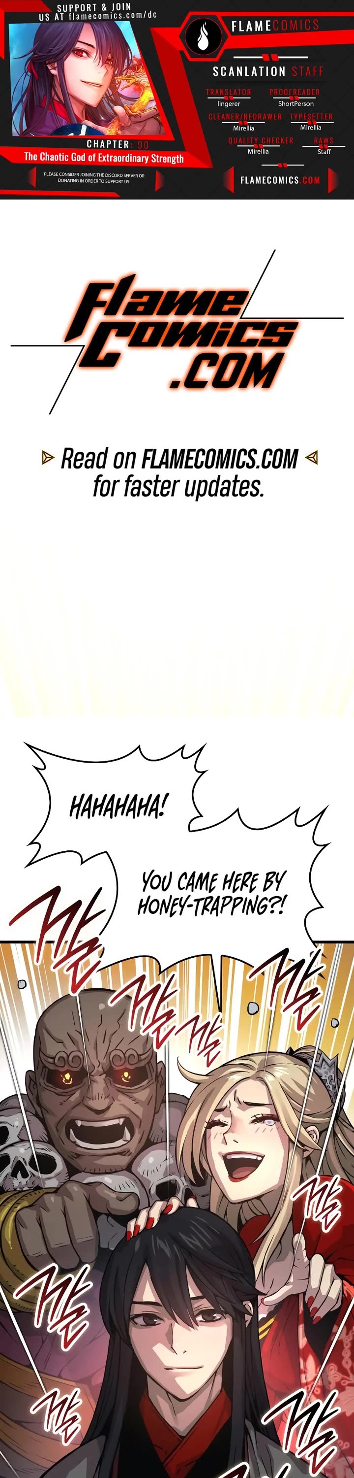The Chaotic God of Extraordinary Strength chapter 90 page 1