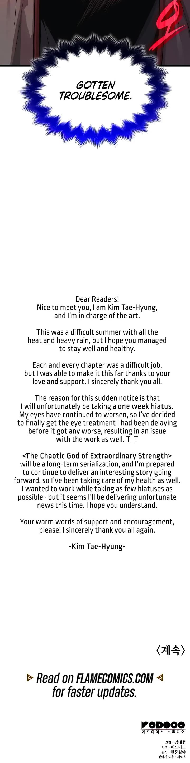 The Chaotic God of Extraordinary Strength chapter 90 page 61