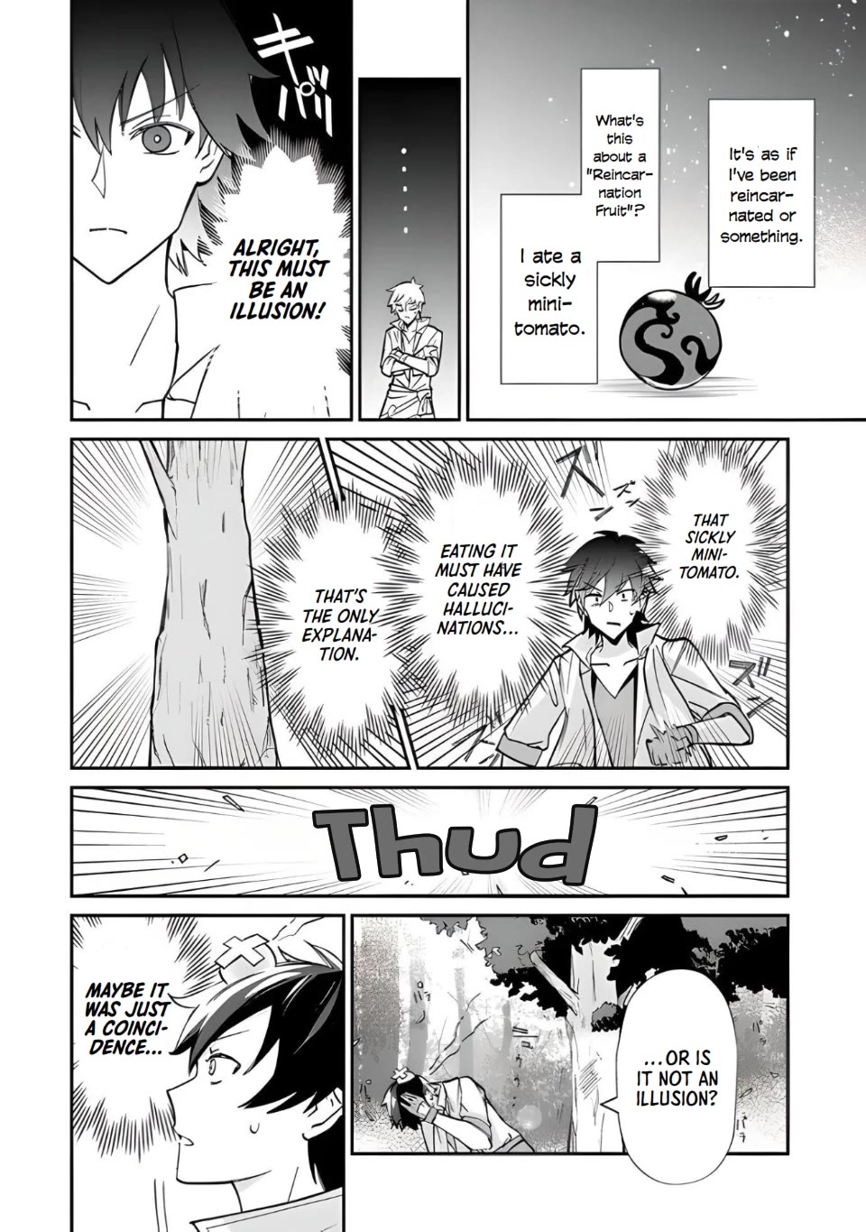 The Cheat Vegetable Garden of a Reincarnated Company Salaryman chapter 1 page 12