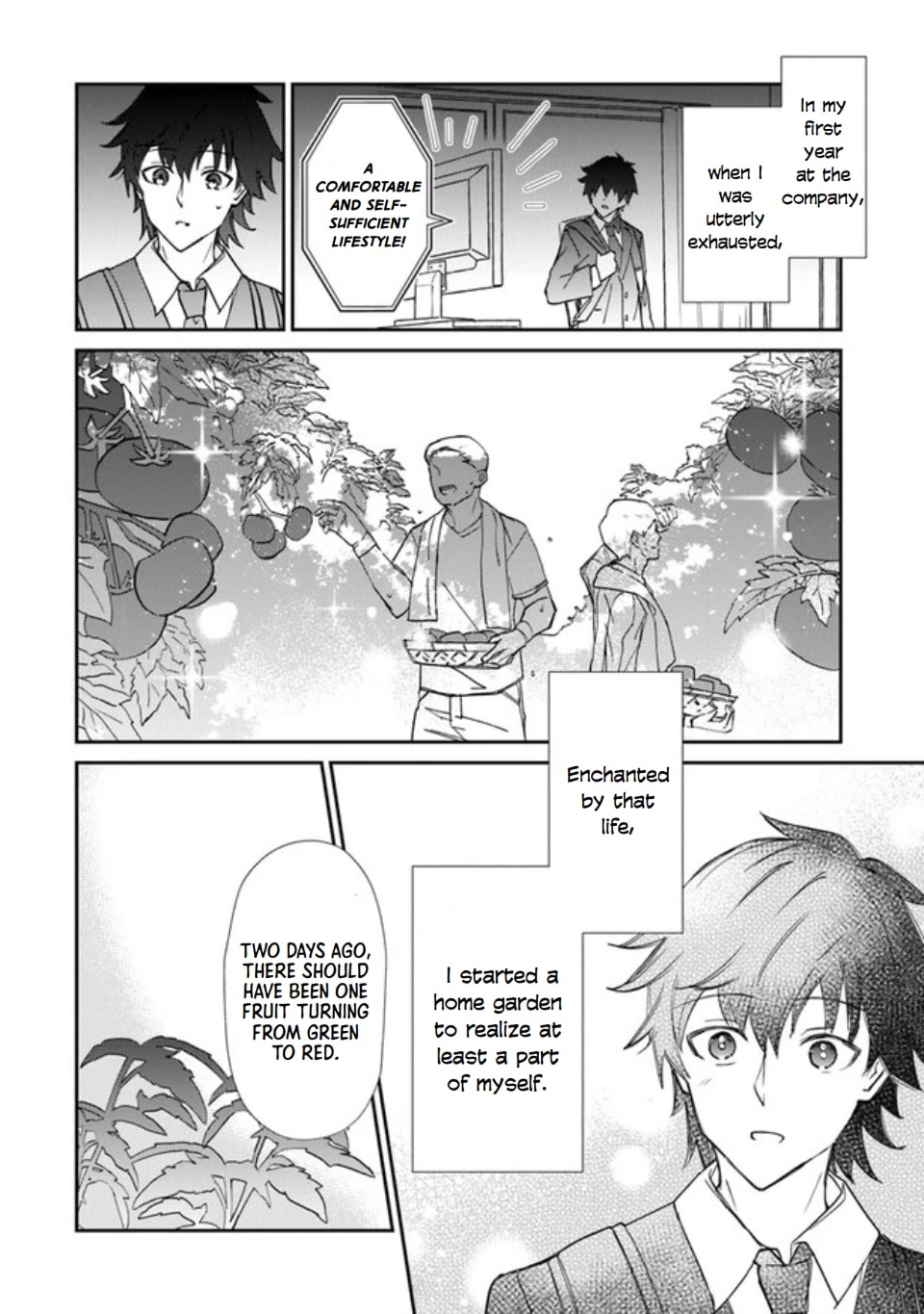 The Cheat Vegetable Garden of a Reincarnated Company Salaryman chapter 1 page 6