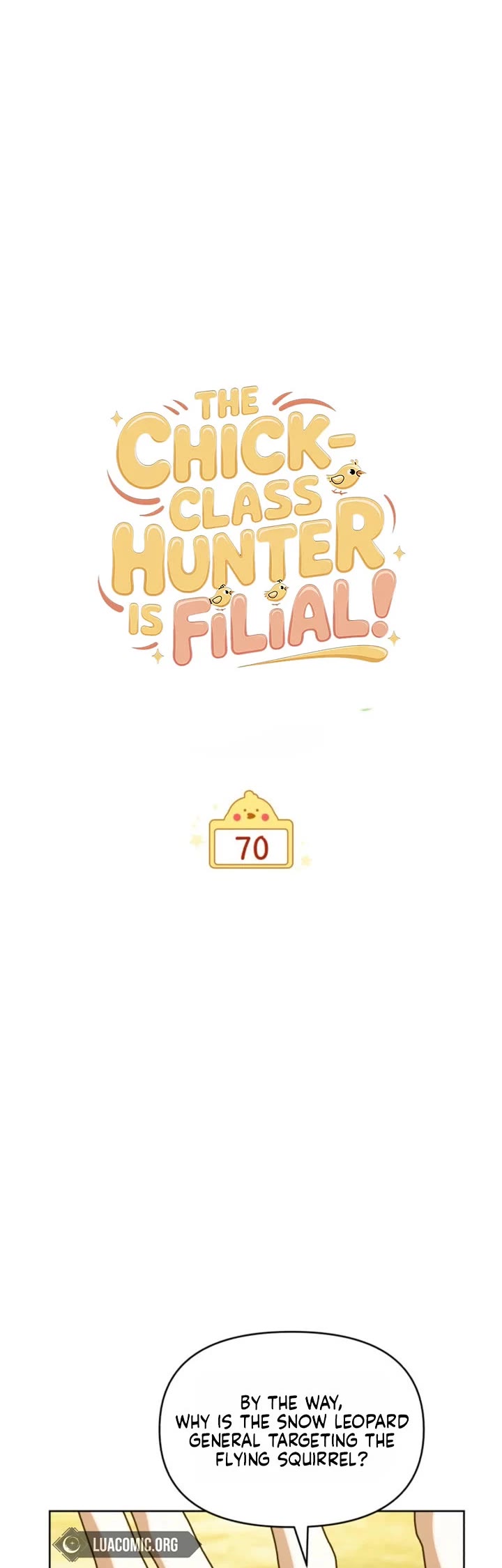 The Chick-Class Hunter Is Filial! chapter 70 page 20