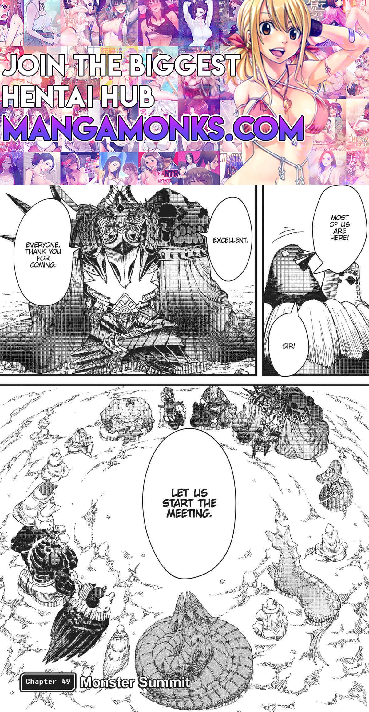 The Comeback of the Demon King Who Formed a Demon's Guild After Being Vanquished by the Hero chapter 49 page 1