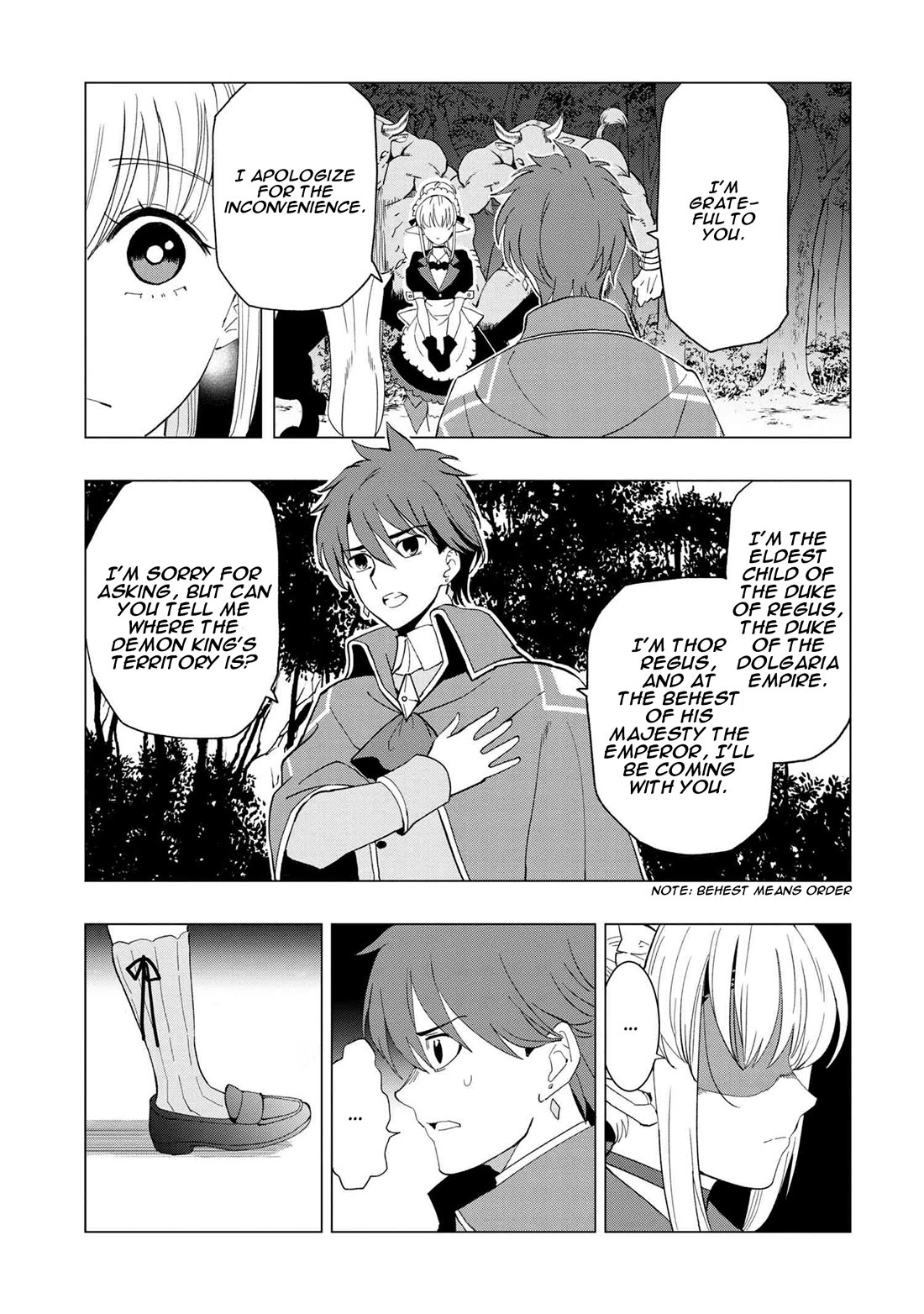 The Creation Alchemist Enjoys Freedom: If I Am Exiled From My Hometown, I Can Make Magic Items With Transcendent Effects at the Knees of the Demon Lord chapter 1 page 31