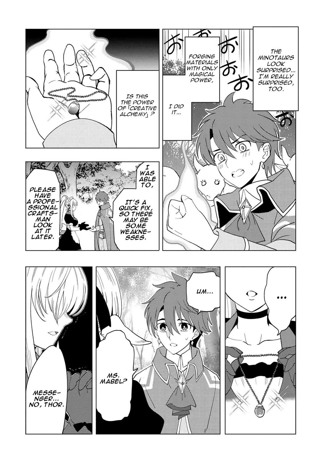 The Creation Alchemist Enjoys Freedom: If I Am Exiled From My Hometown, I Can Make Magic Items With Transcendent Effects at the Knees of the Demon Lord chapter 1 page 48