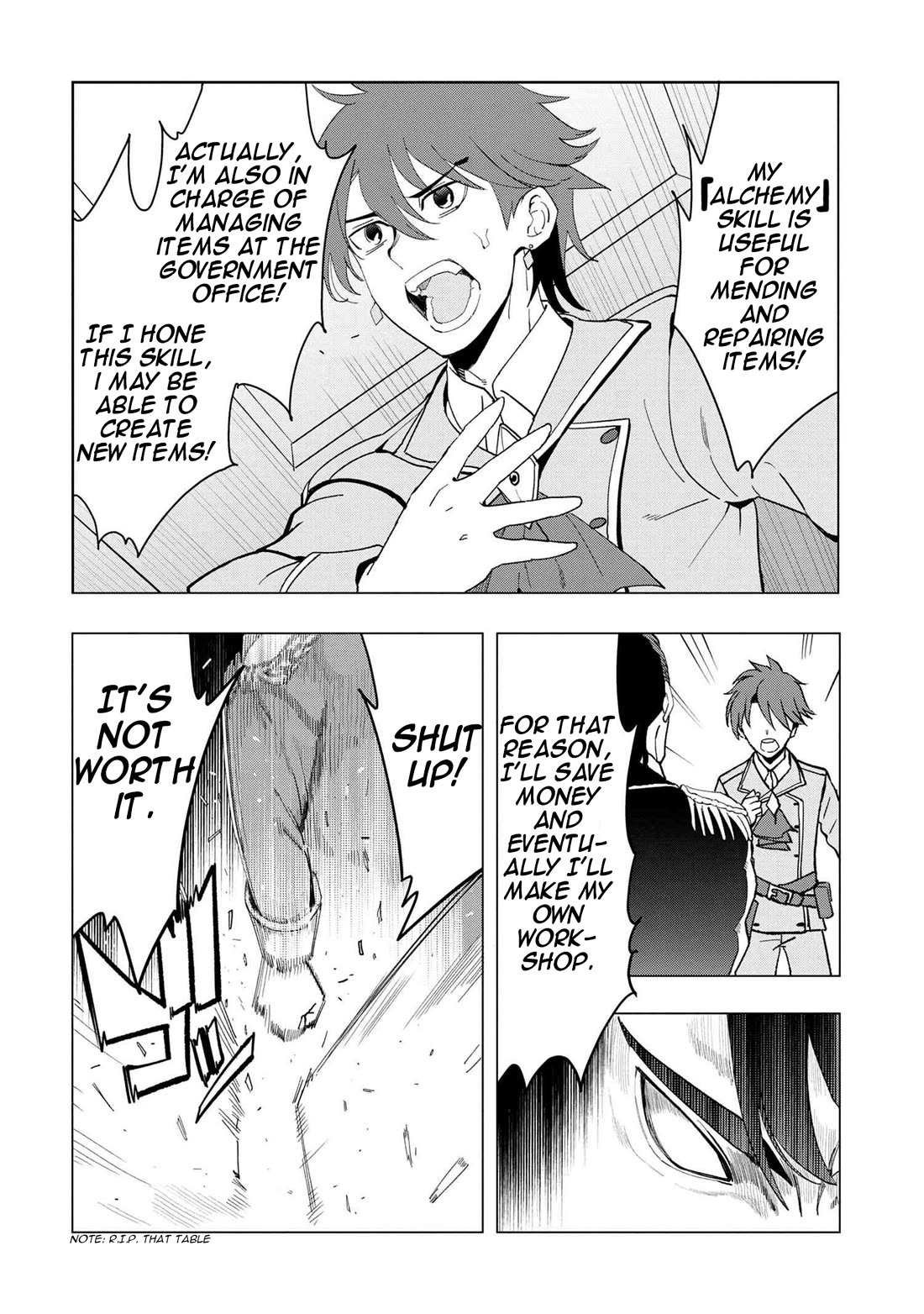 The Creation Alchemist Enjoys Freedom: If I Am Exiled From My Hometown, I Can Make Magic Items With Transcendent Effects at the Knees of the Demon Lord chapter 1 page 9