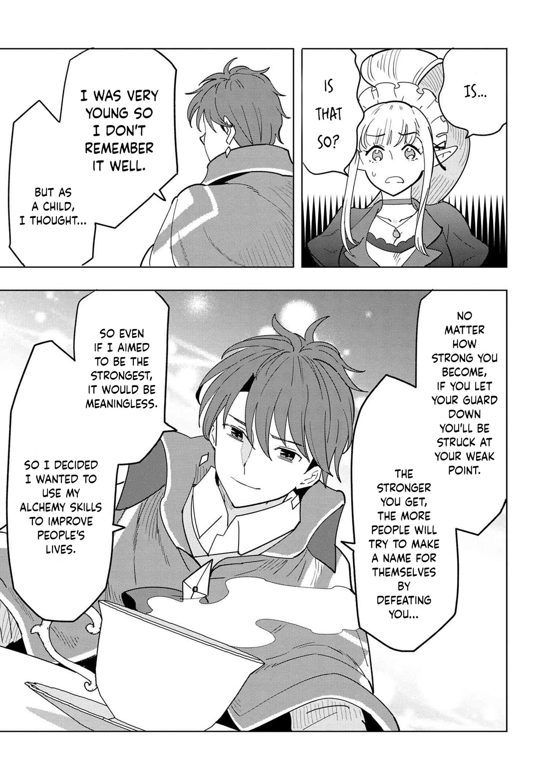 The Creation Alchemist Enjoys Freedom: If I Am Exiled From My Hometown, I Can Make Magic Items With Transcendent Effects at the Knees of the Demon Lord chapter 11 page 42