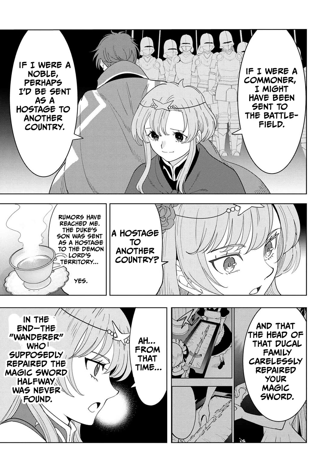 The Creation Alchemist Enjoys Freedom: If I Am Exiled From My Hometown, I Can Make Magic Items With Transcendent Effects at the Knees of the Demon Lord chapter 12 page 71