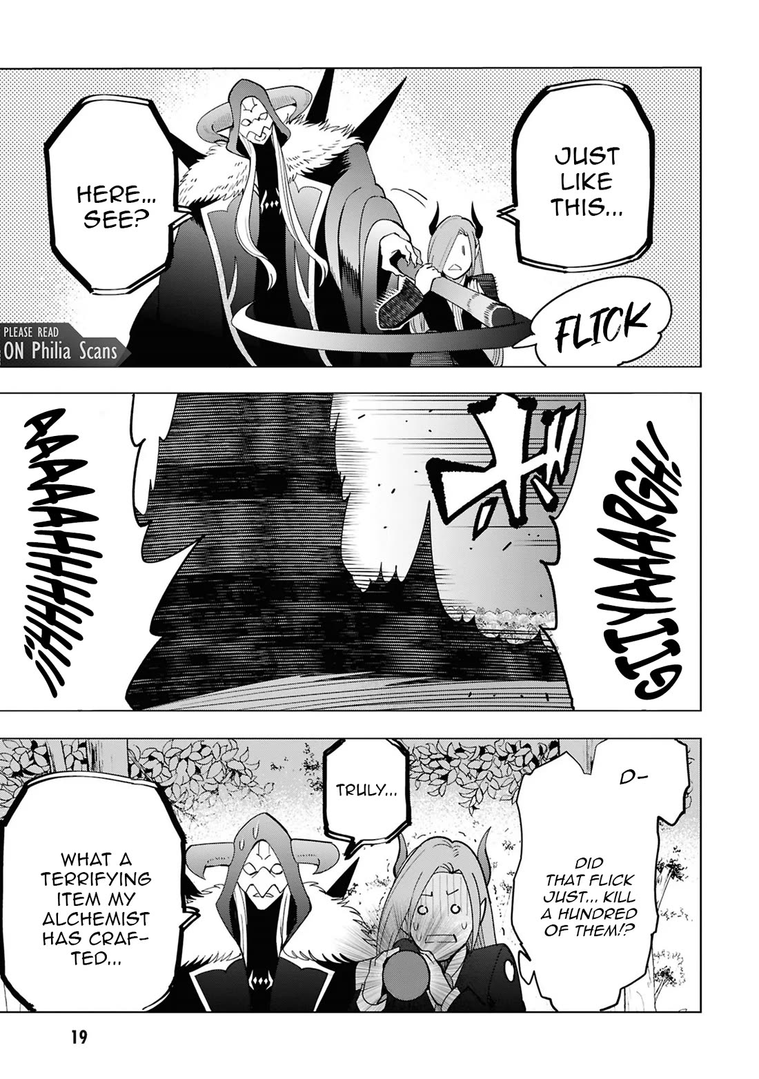 The Creation Alchemist Enjoys Freedom: If I Am Exiled From My Hometown, I Can Make Magic Items With Transcendent Effects at the Knees of the Demon Lord chapter 14 page 18