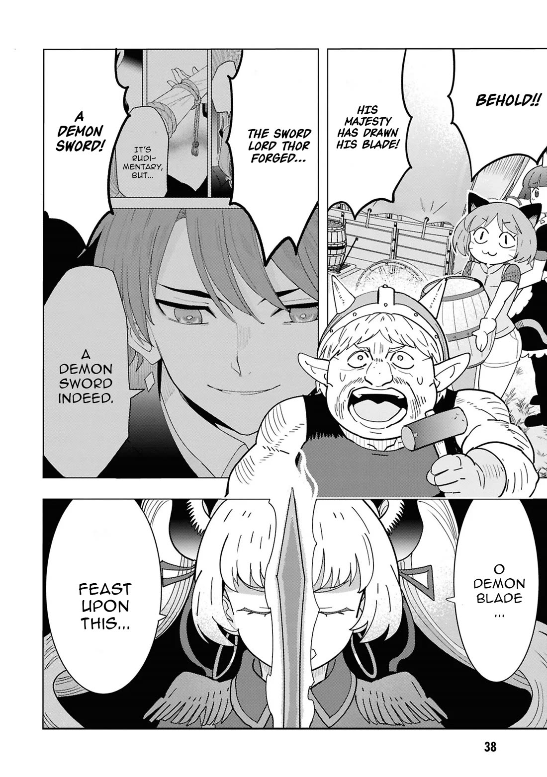 The Creation Alchemist Enjoys Freedom: If I Am Exiled From My Hometown, I Can Make Magic Items With Transcendent Effects at the Knees of the Demon Lord chapter 14 page 34