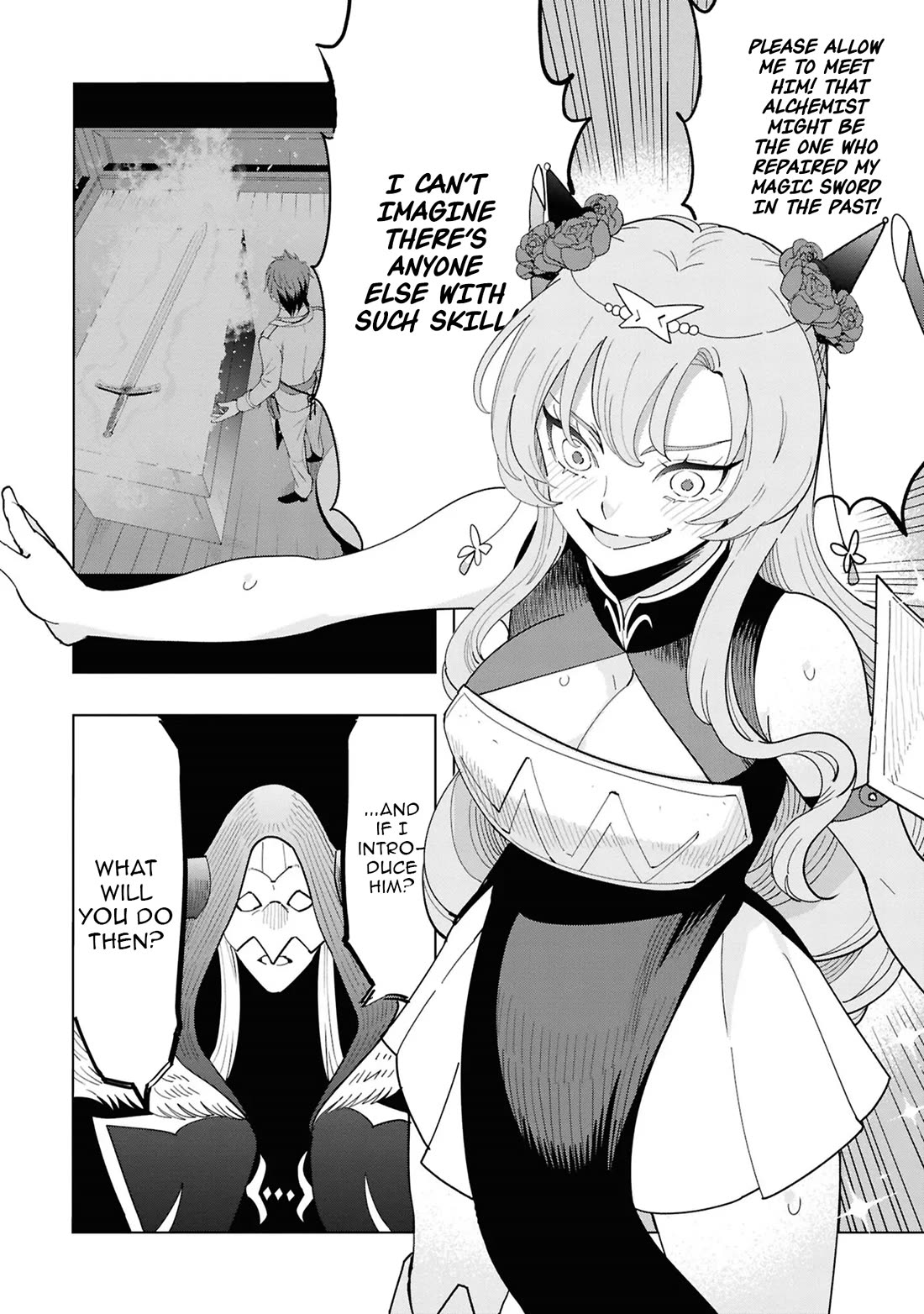 The Creation Alchemist Enjoys Freedom: If I Am Exiled From My Hometown, I Can Make Magic Items With Transcendent Effects at the Knees of the Demon Lord chapter 15 page 44