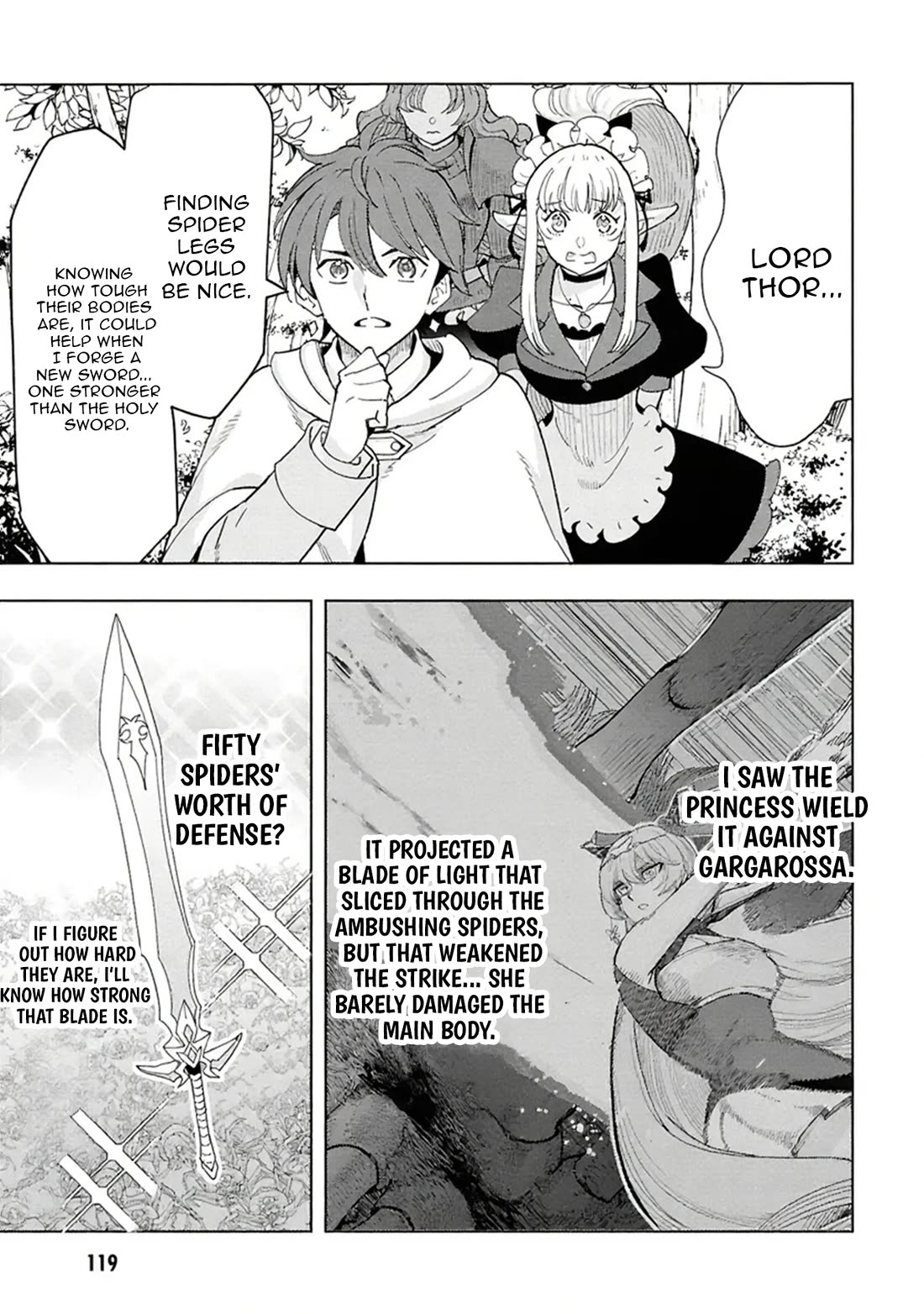 The Creation Alchemist Enjoys Freedom: If I Am Exiled From My Hometown, I Can Make Magic Items With Transcendent Effects at the Knees of the Demon Lord chapter 15 page 52