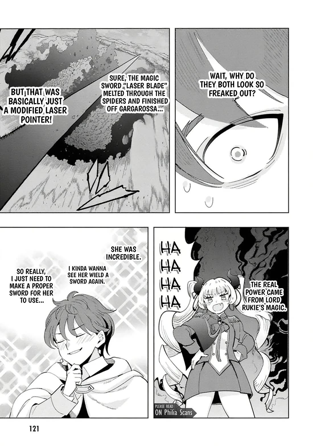 The Creation Alchemist Enjoys Freedom: If I Am Exiled From My Hometown, I Can Make Magic Items With Transcendent Effects at the Knees of the Demon Lord chapter 15 page 54