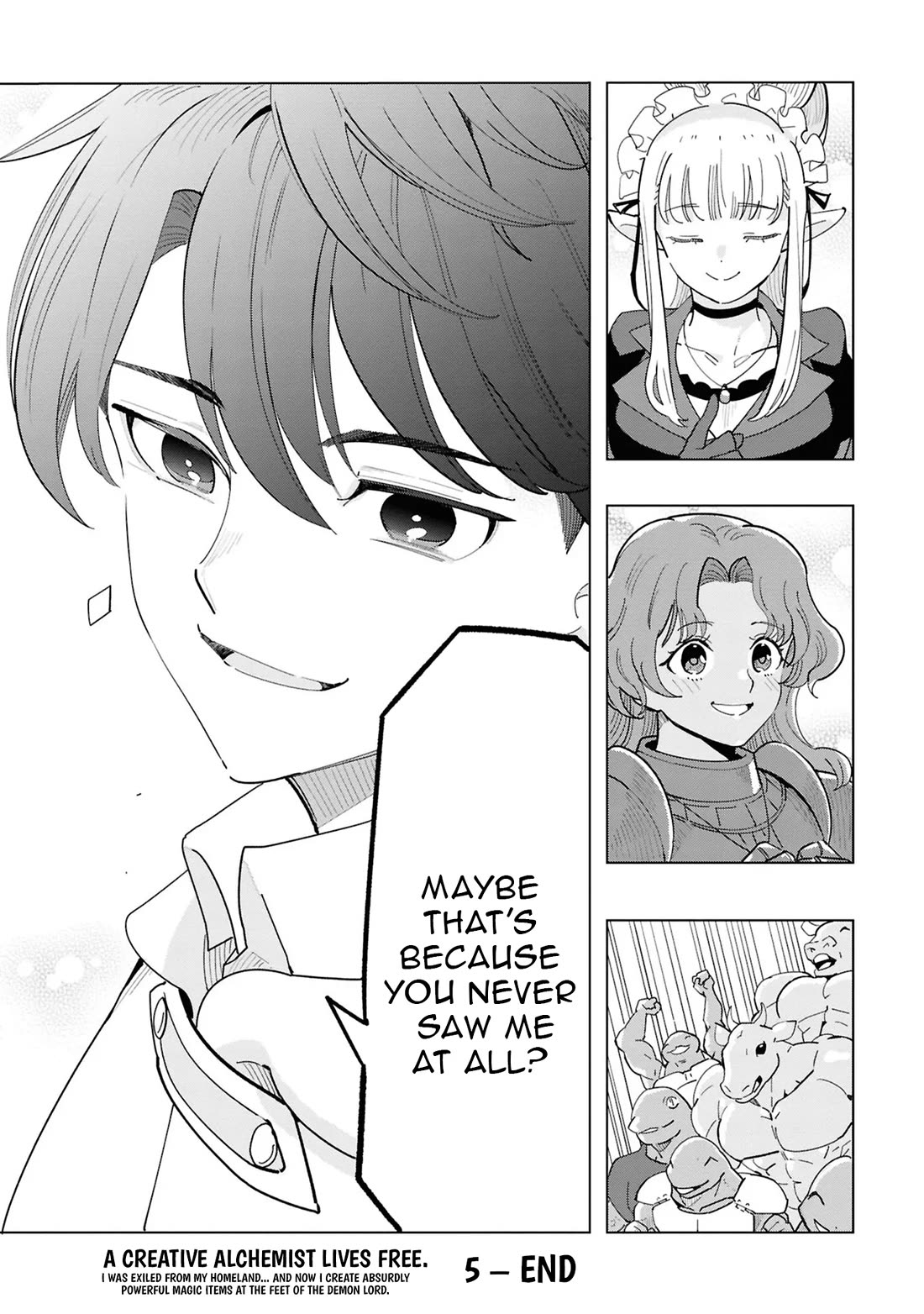 The Creation Alchemist Enjoys Freedom: If I Am Exiled From My Hometown, I Can Make Magic Items With Transcendent Effects at the Knees of the Demon Lord chapter 16 page 30