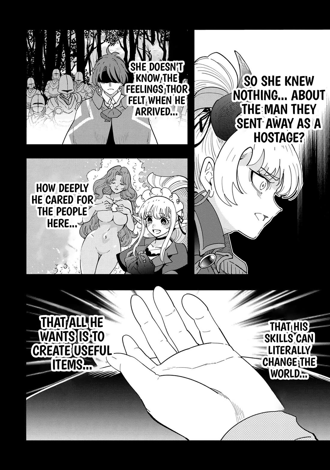 The Creation Alchemist Enjoys Freedom: If I Am Exiled From My Hometown, I Can Make Magic Items With Transcendent Effects at the Knees of the Demon Lord chapter 17 page 14