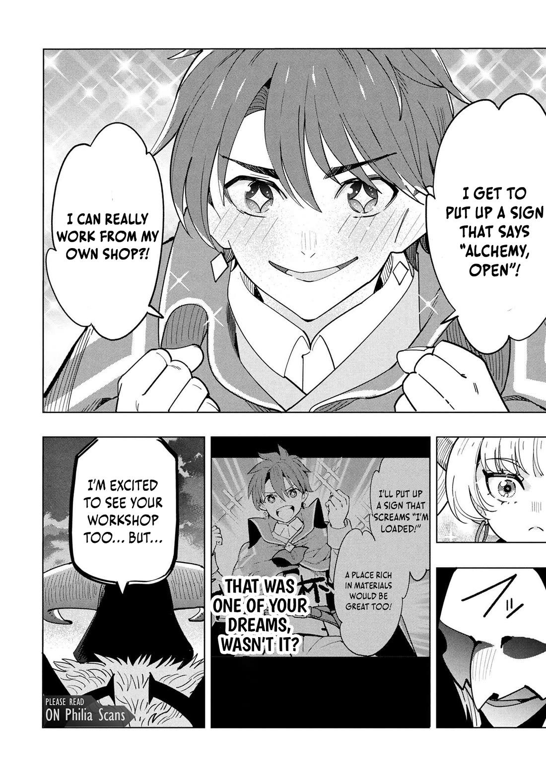 The Creation Alchemist Enjoys Freedom: If I Am Exiled From My Hometown, I Can Make Magic Items With Transcendent Effects at the Knees of the Demon Lord chapter 17 page 30