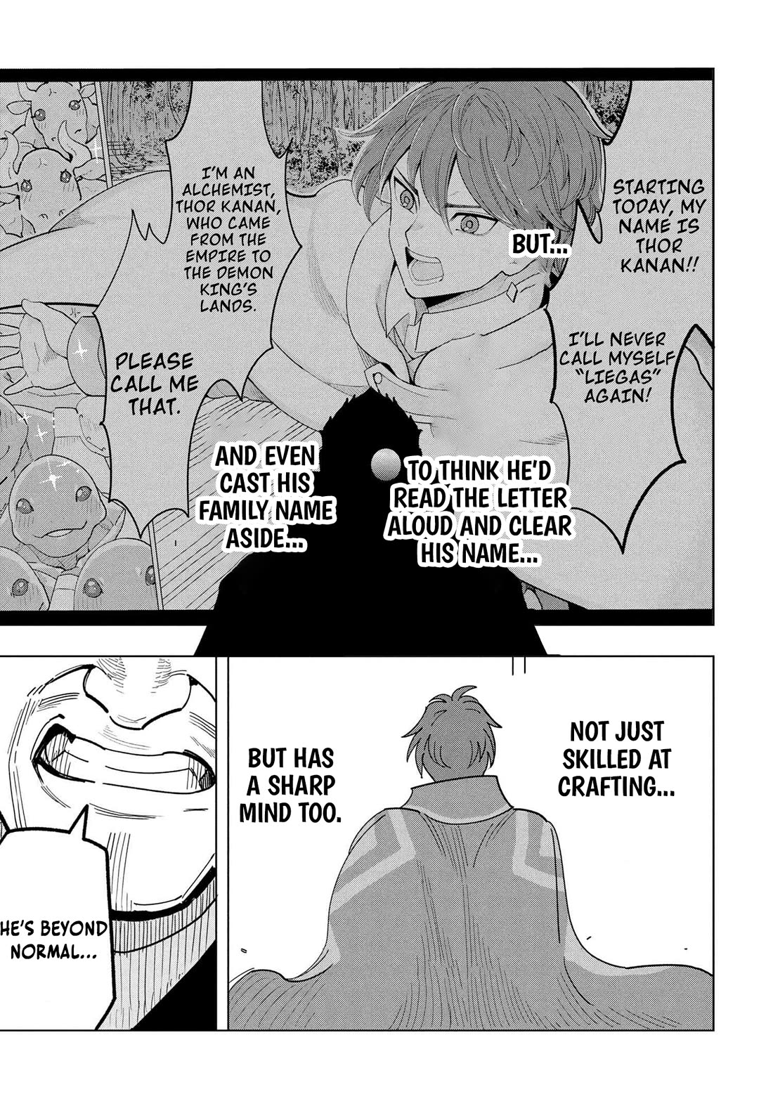 The Creation Alchemist Enjoys Freedom: If I Am Exiled From My Hometown, I Can Make Magic Items With Transcendent Effects at the Knees of the Demon Lord chapter 17 page 33