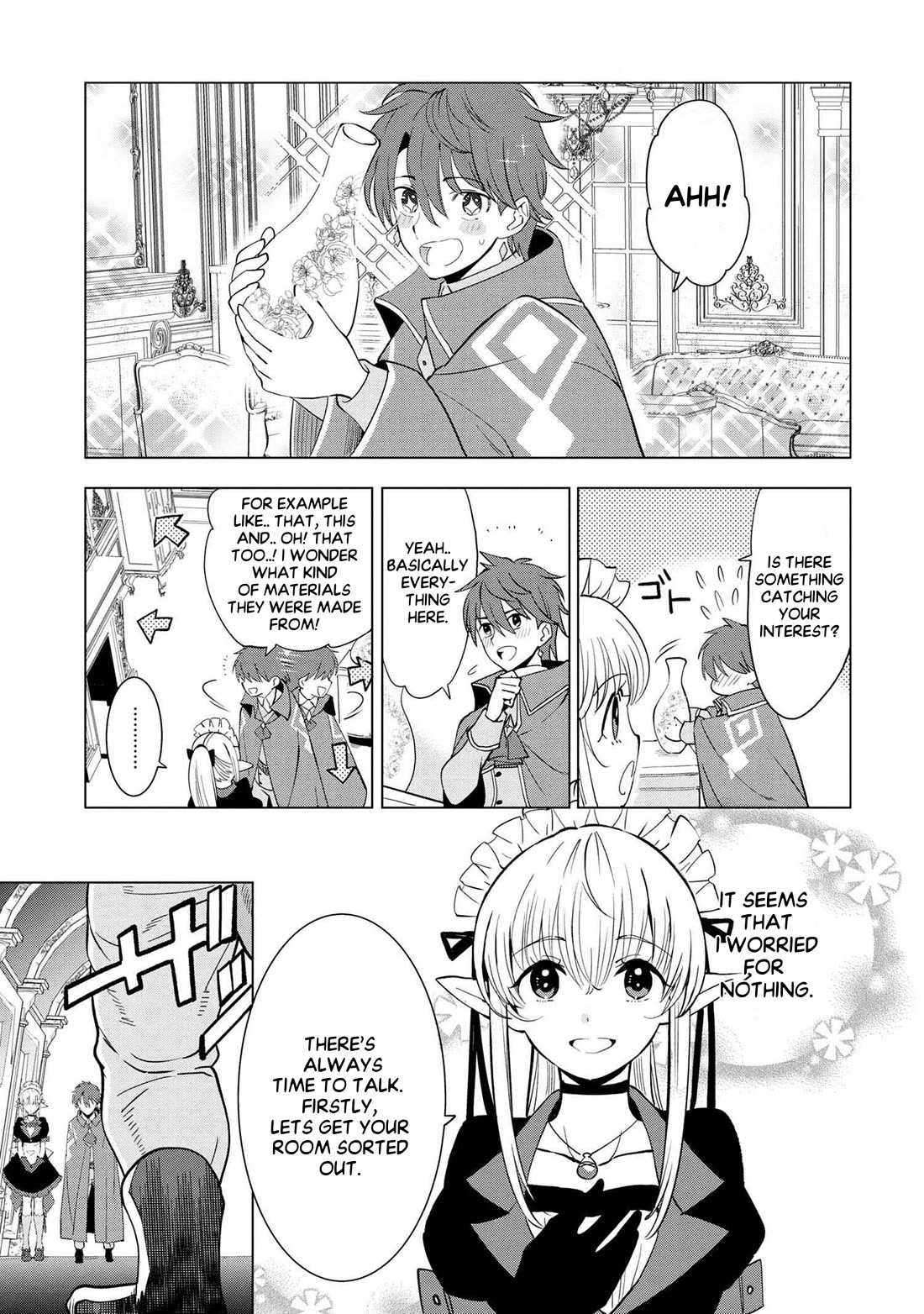 The Creation Alchemist Enjoys Freedom: If I Am Exiled From My Hometown, I Can Make Magic Items With Transcendent Effects at the Knees of the Demon Lord chapter 2 page 37