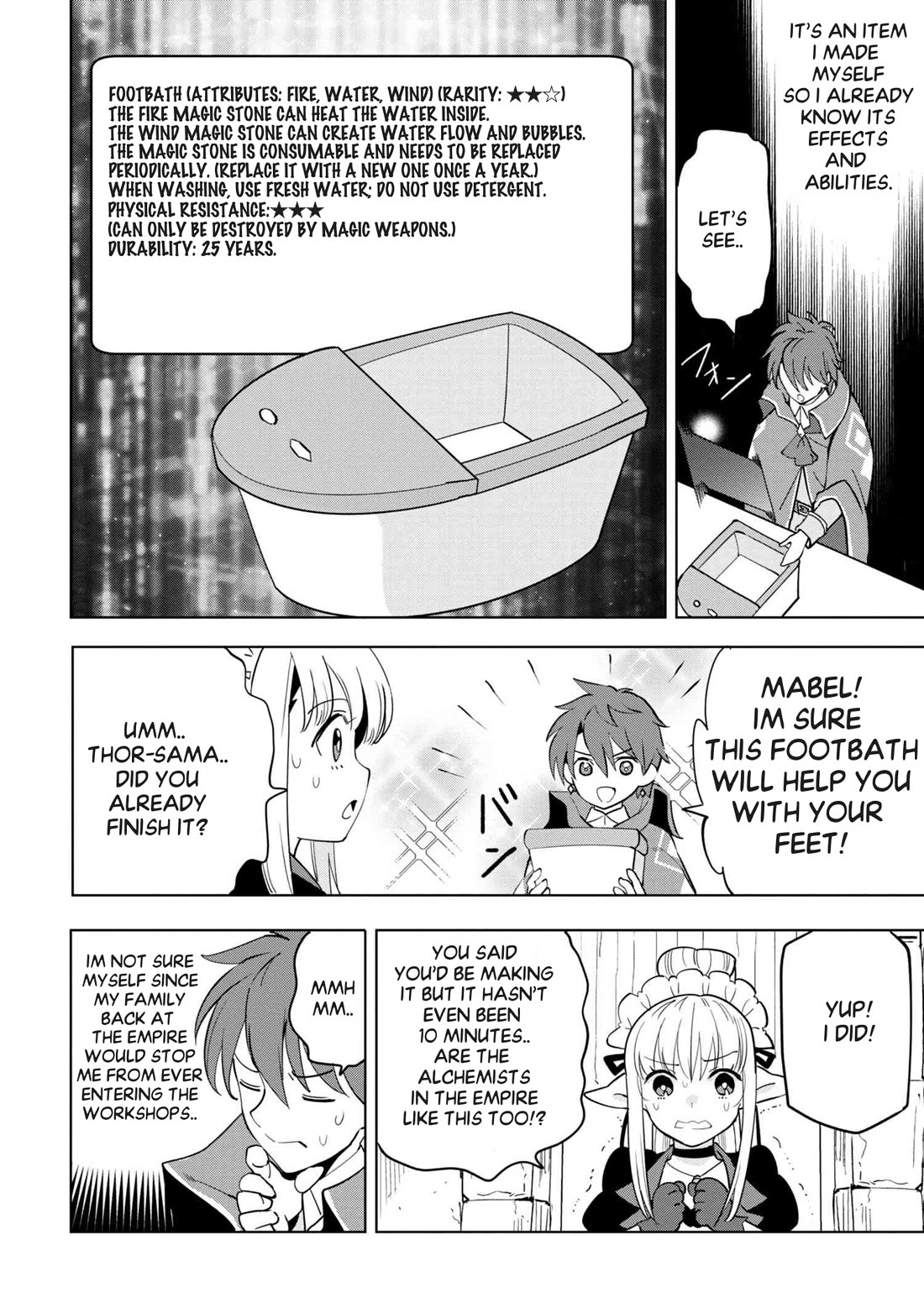 The Creation Alchemist Enjoys Freedom: If I Am Exiled From My Hometown, I Can Make Magic Items With Transcendent Effects at the Knees of the Demon Lord chapter 3 page 27