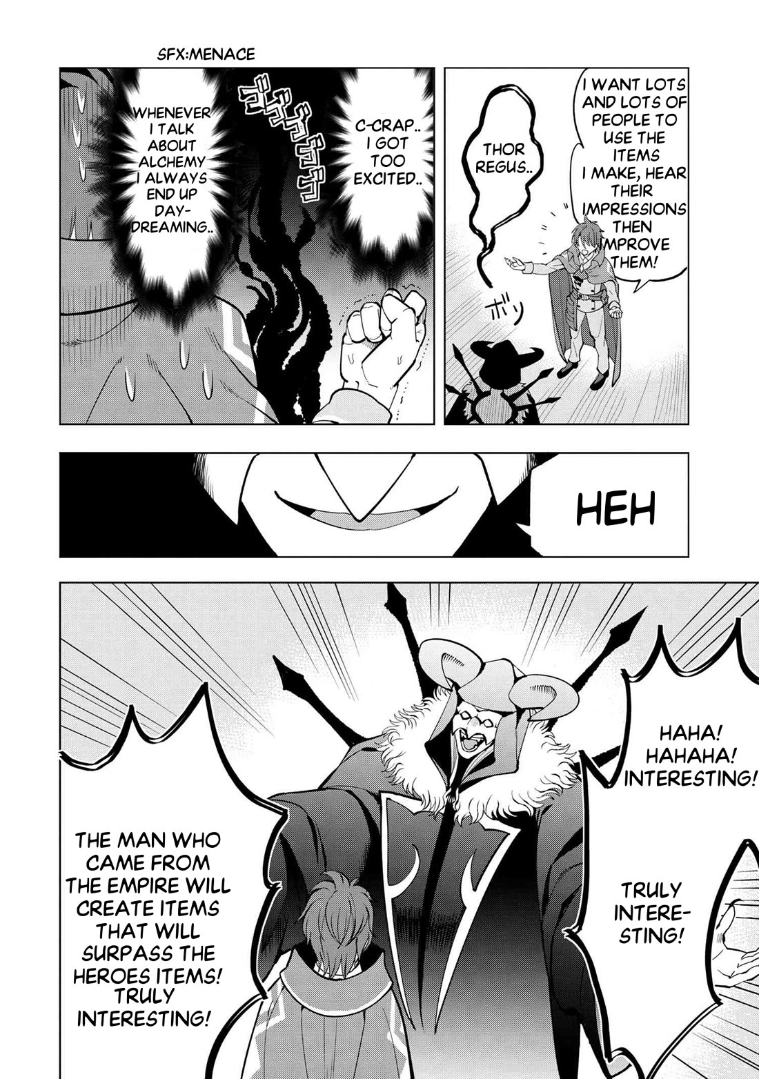 The Creation Alchemist Enjoys Freedom: If I Am Exiled From My Hometown, I Can Make Magic Items With Transcendent Effects at the Knees of the Demon Lord chapter 4 page 31