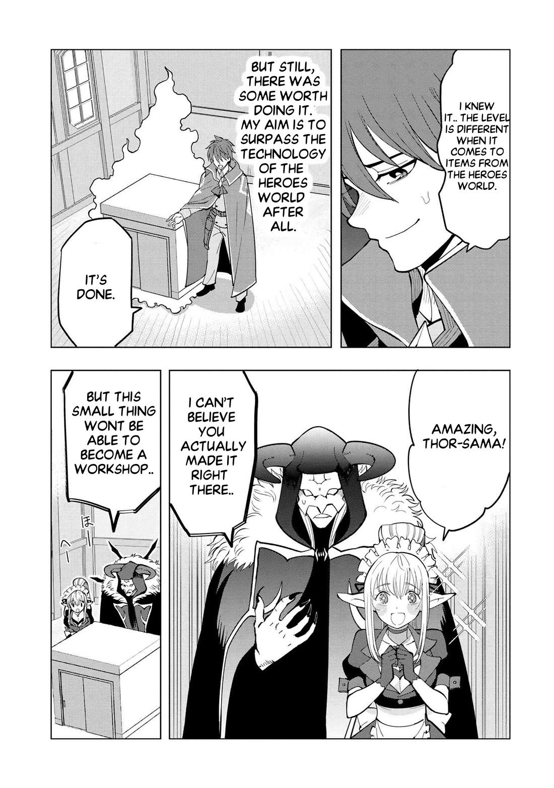 The Creation Alchemist Enjoys Freedom: If I Am Exiled From My Hometown, I Can Make Magic Items With Transcendent Effects at the Knees of the Demon Lord chapter 4 page 40