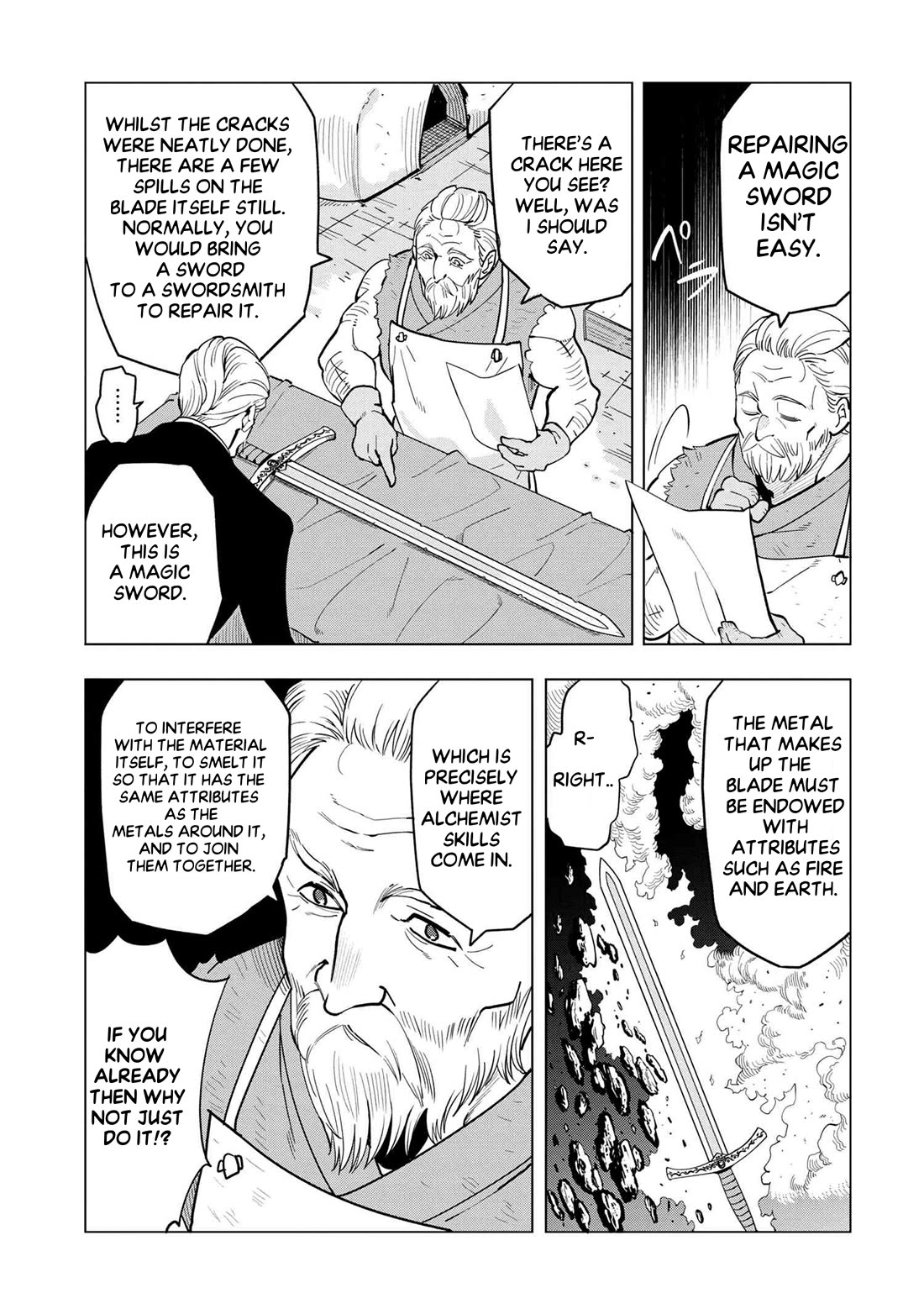 The Creation Alchemist Enjoys Freedom: If I Am Exiled From My Hometown, I Can Make Magic Items With Transcendent Effects at the Knees of the Demon Lord chapter 4 page 8