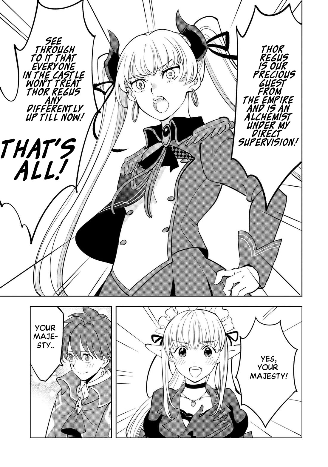 The Creation Alchemist Enjoys Freedom: If I Am Exiled From My Hometown, I Can Make Magic Items With Transcendent Effects at the Knees of the Demon Lord chapter 5 page 19