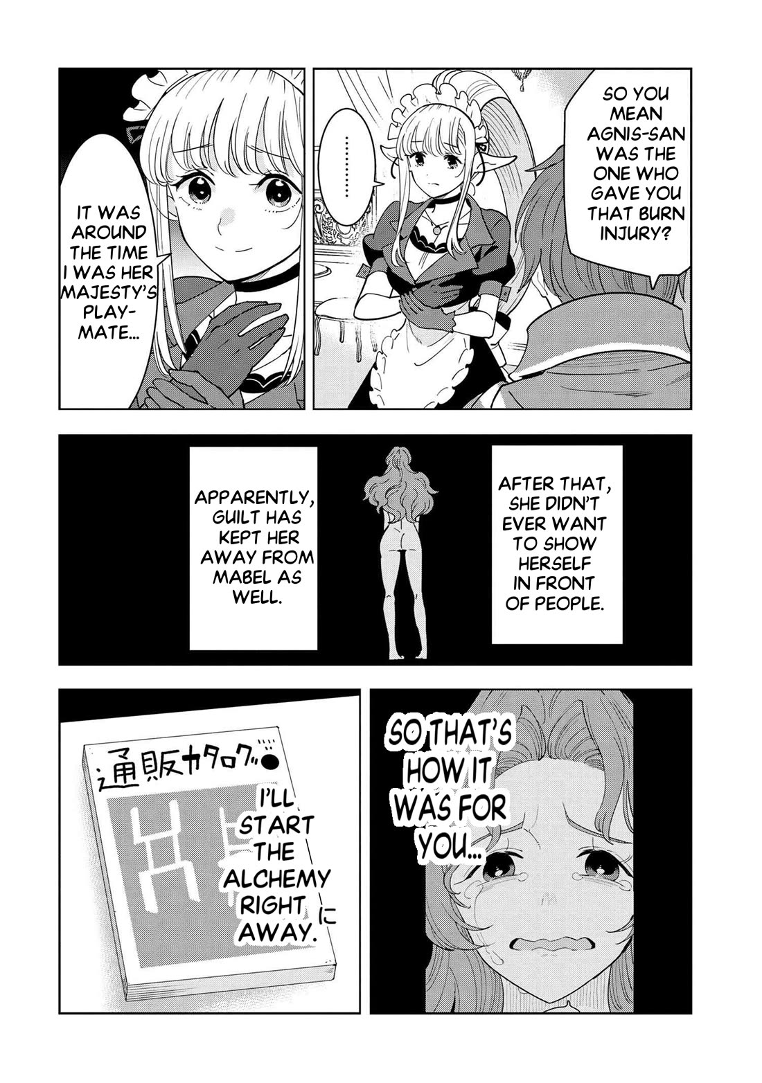 The Creation Alchemist Enjoys Freedom: If I Am Exiled From My Hometown, I Can Make Magic Items With Transcendent Effects at the Knees of the Demon Lord chapter 7 page 27