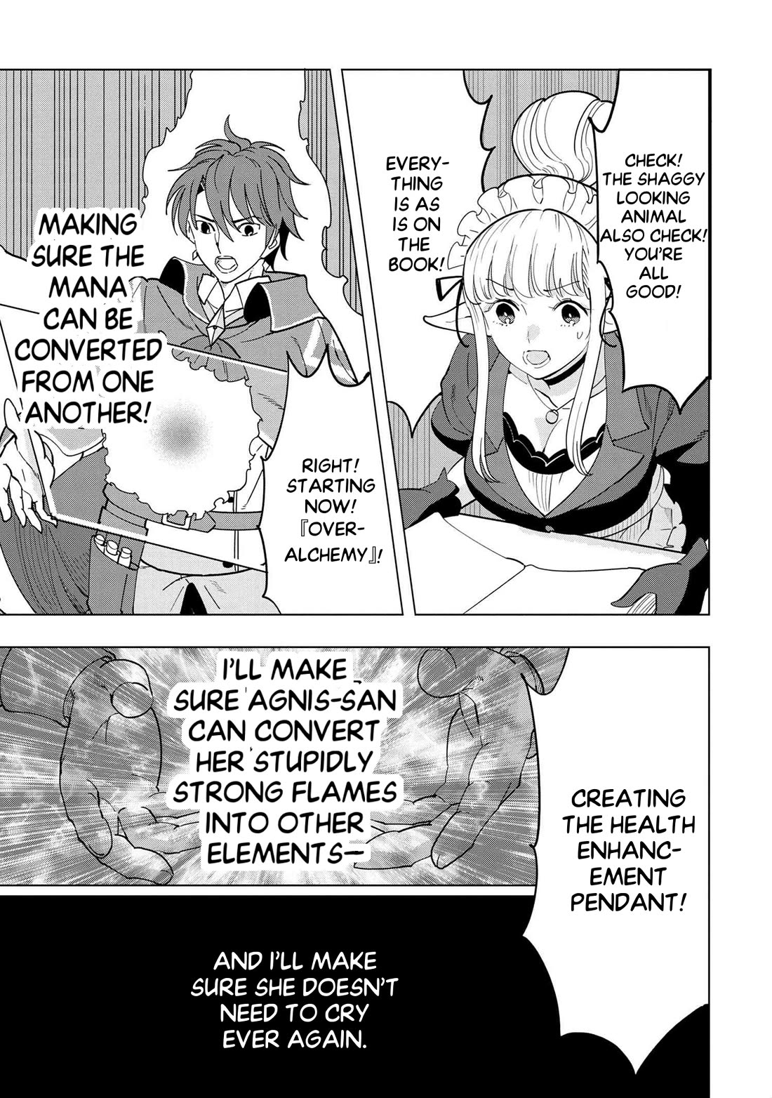 The Creation Alchemist Enjoys Freedom: If I Am Exiled From My Hometown, I Can Make Magic Items With Transcendent Effects at the Knees of the Demon Lord chapter 7 page 38