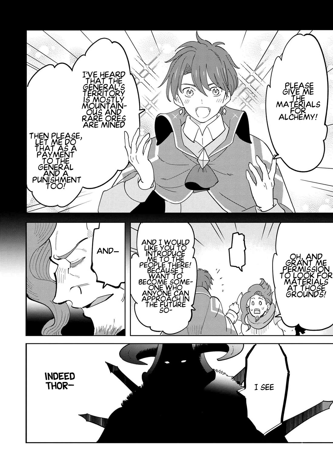 The Creation Alchemist Enjoys Freedom: If I Am Exiled From My Hometown, I Can Make Magic Items With Transcendent Effects at the Knees of the Demon Lord chapter 9 page 32