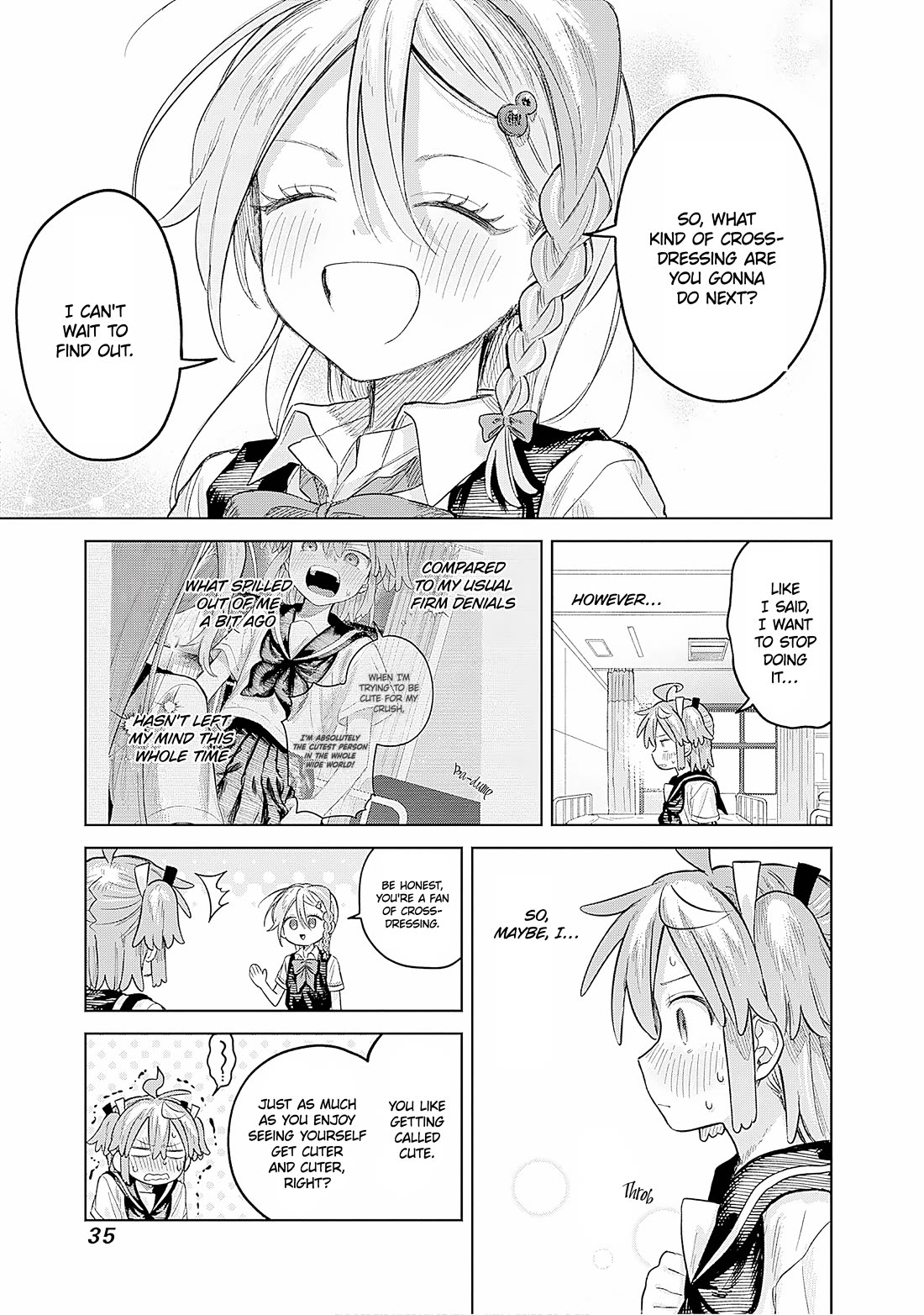 The Crossdressing Boy Wants to Take Off His Skirt chapter 22 page 33