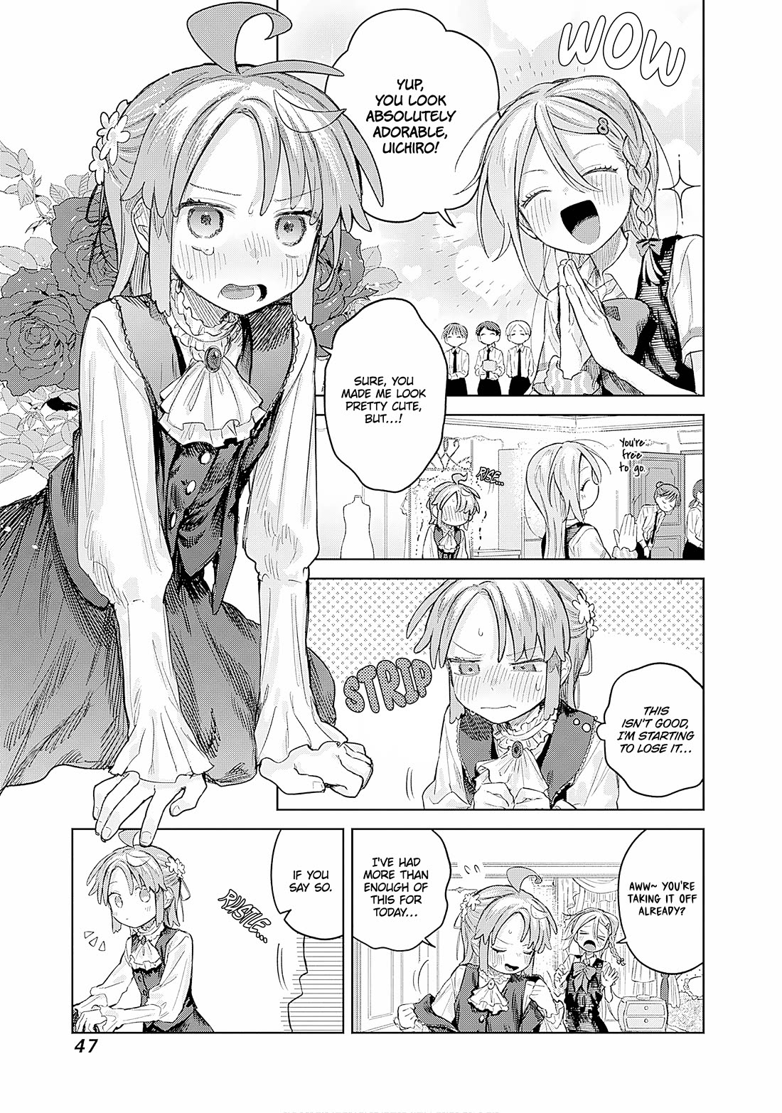 The Crossdressing Boy Wants to Take Off His Skirt chapter 23 page 9