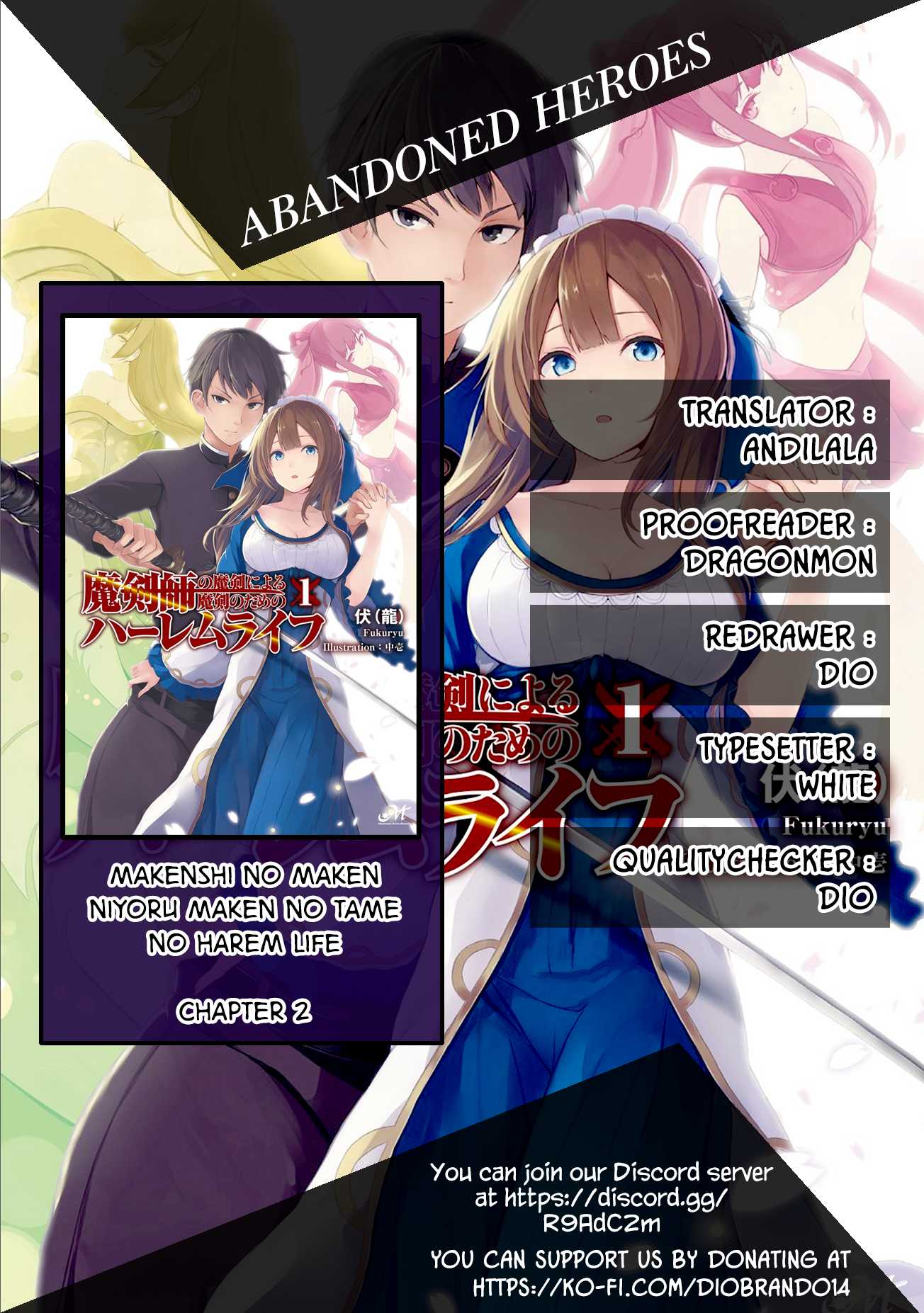 The Cursed Sword Master’s Harem Life: By the Sword, For the Sword, Cursed Sword Master chapter 2 page 1