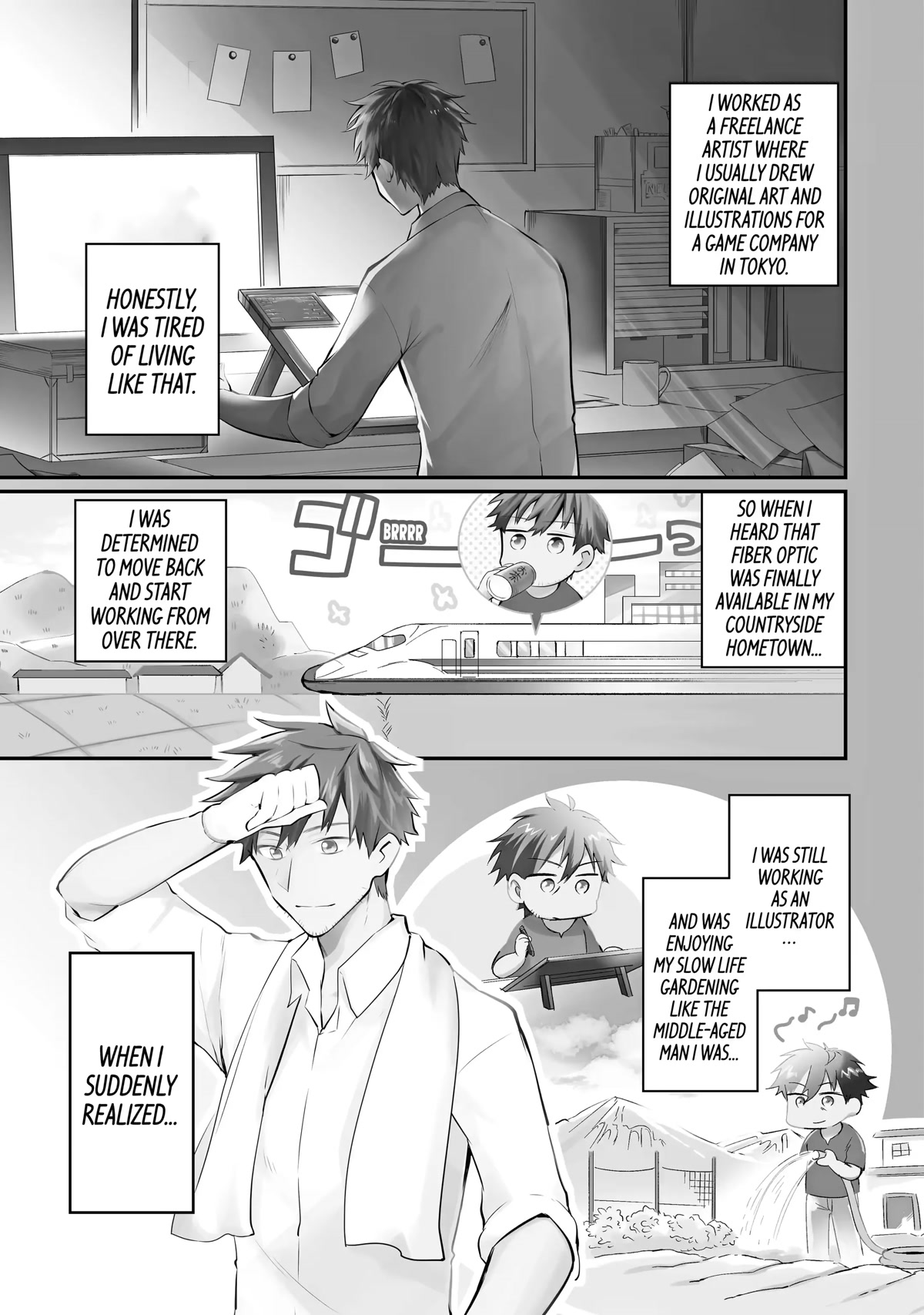 The Daily Life of a Middle-Aged Online Shopper in Another World chapter 1 page 1