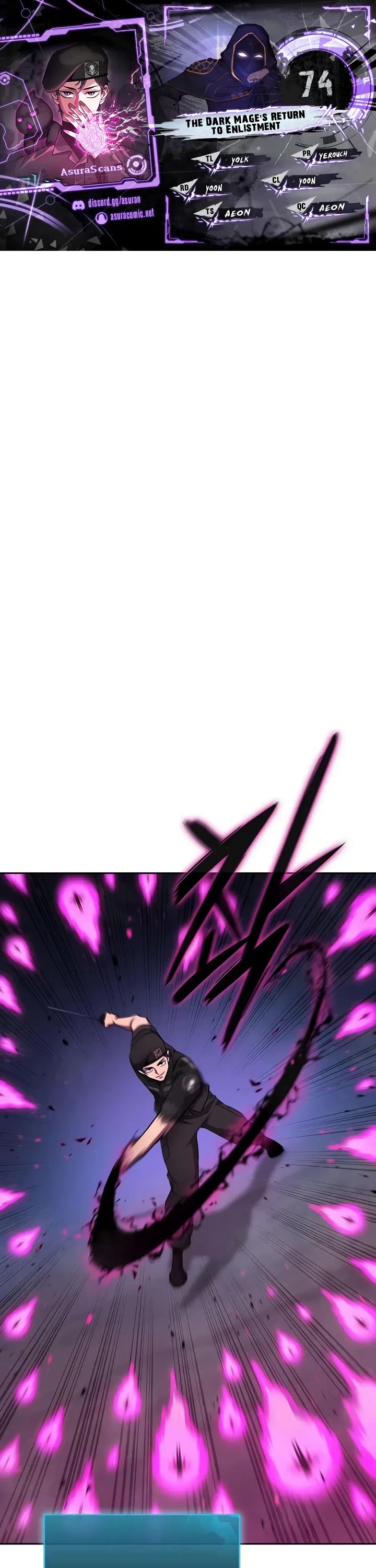The Dark Mage's Return to Enlistment chapter 74 page 1
