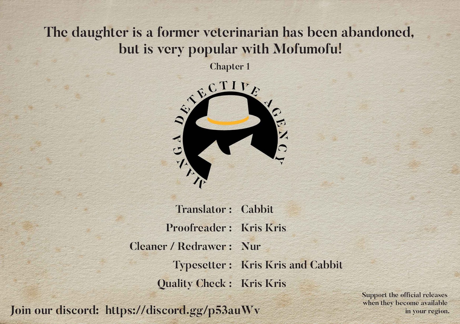 The Daughter is a Former Veterinarian Has Been Abandoned, but Is Very Popular With Mofumofu! chapter 1 page 34