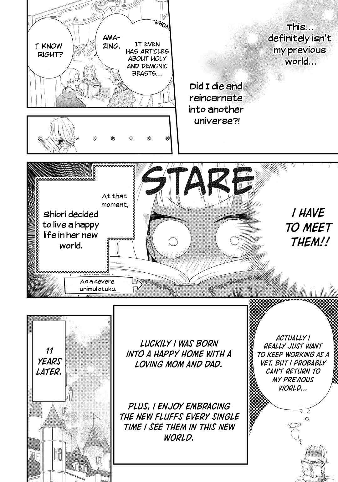 The Daughter is a Former Veterinarian Has Been Abandoned, but Is Very Popular With Mofumofu! chapter 1 page 9